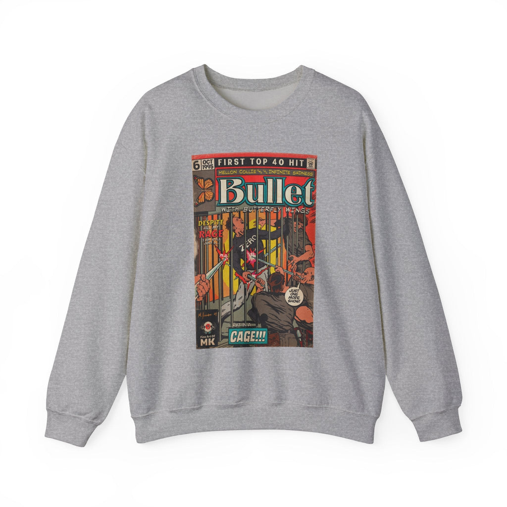 Bullet With Butterfly Wings - Unisex Heavy BlendÃ¢â€žÂ¢ Crewneck Sweatshirt T-Shirts, Hoodie | CiraTrend.com (Image 2)