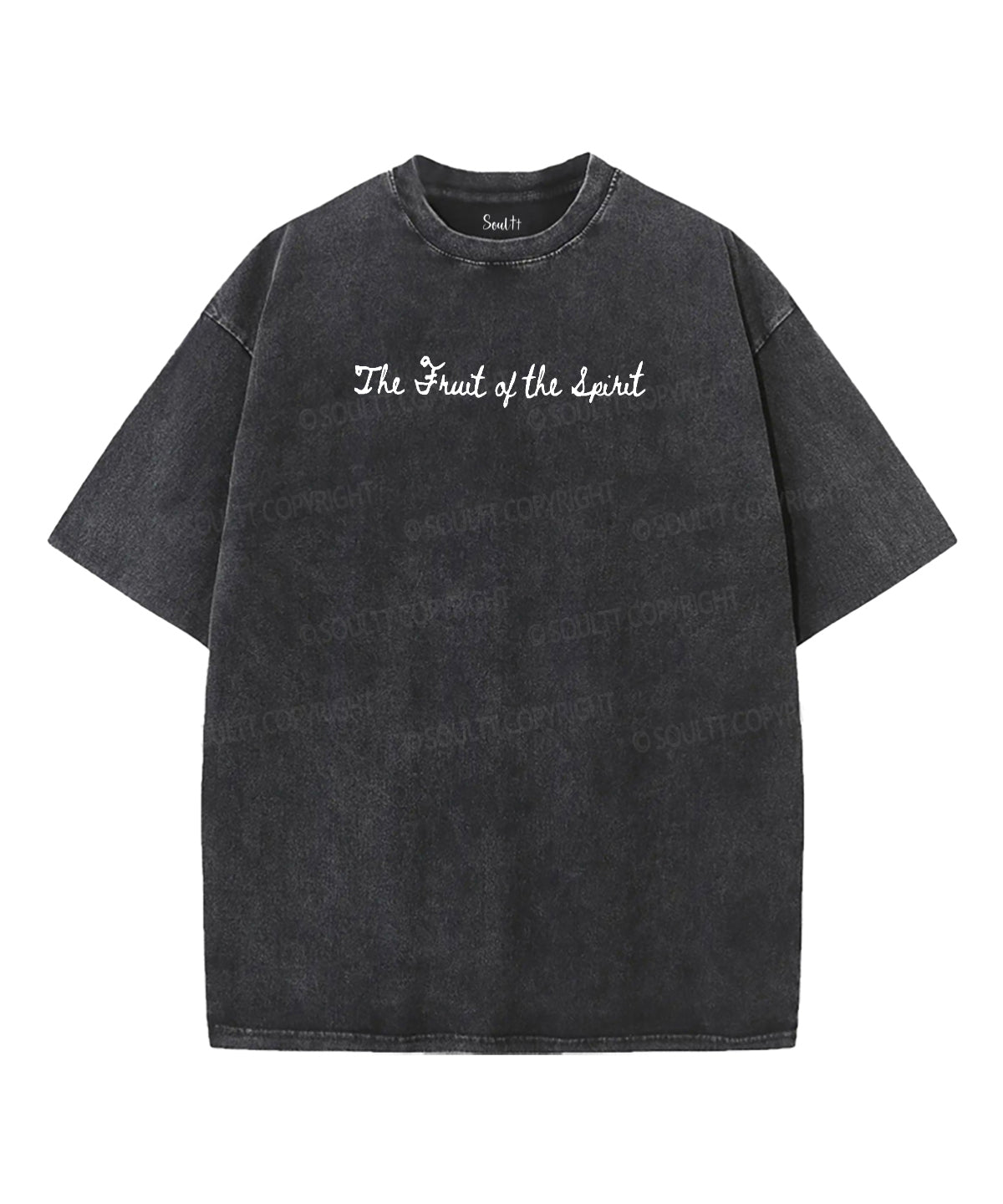 Fruit Of The Spirit Double Sided Unisex Washed Christian T-shirt Style008 Hoodie, Sweatshirt | CiraTrend.com (Image 2)