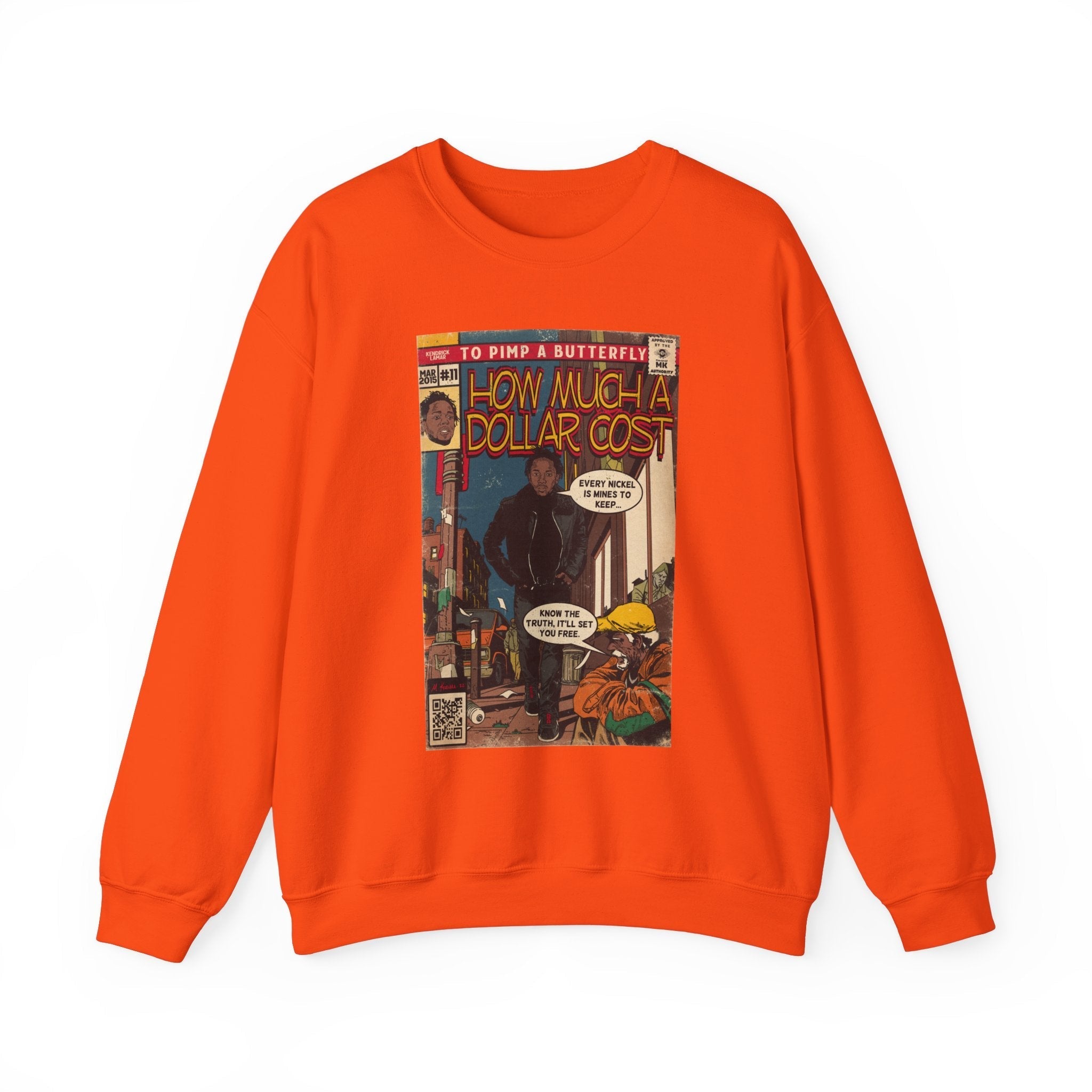 How Much A Dollar Cost- Unisex Heavy BlendÃ¢â€žÂ¢ Crewneck Sweatshirt T-Shirts, Hoodie | CiraTrend.com (Image 4)