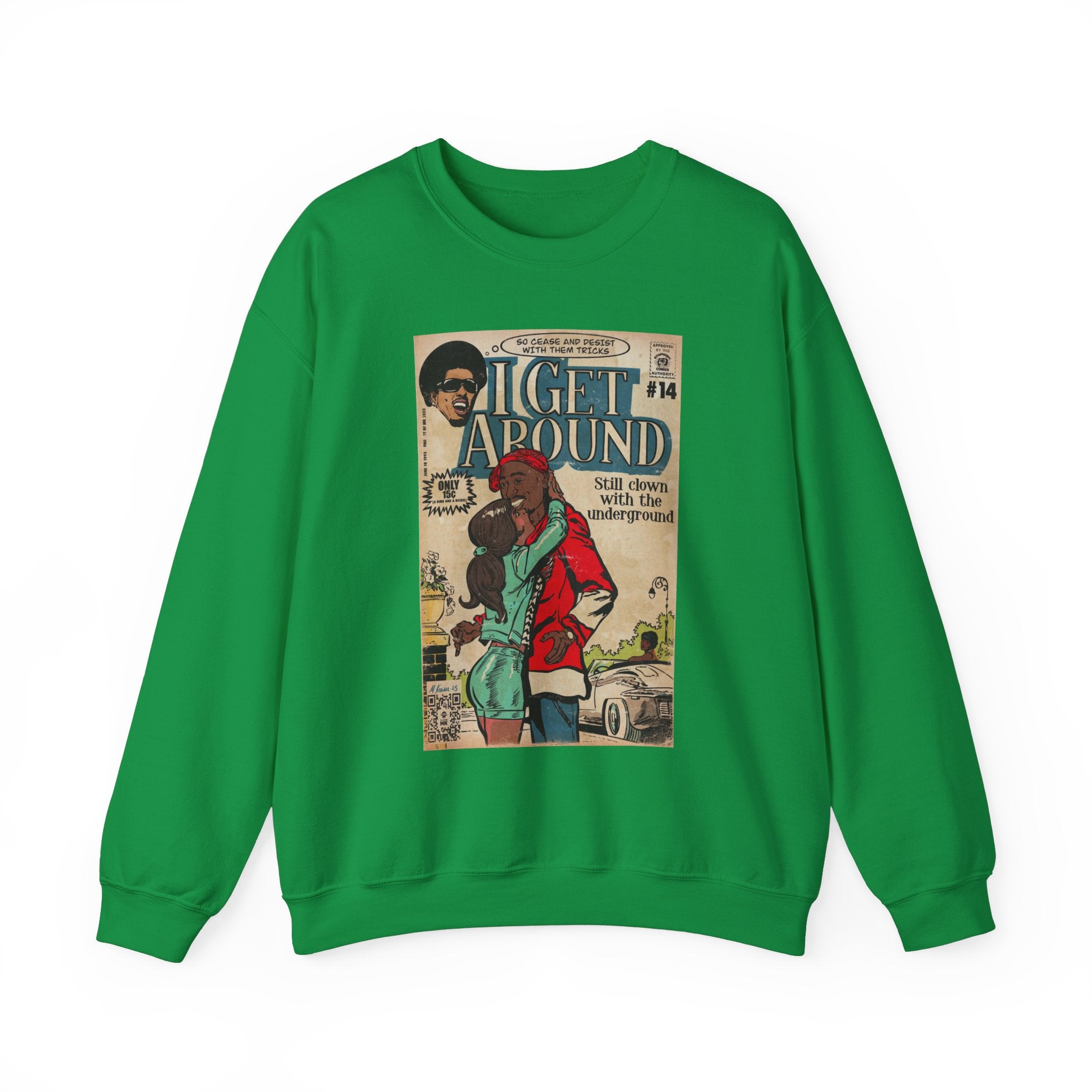 I Get Around - Unisex Heavy BlendÃ¢â€žÂ¢ Crewneck Sweatshirt T-Shirts, Hoodie | CiraTrend.com (Image 5)