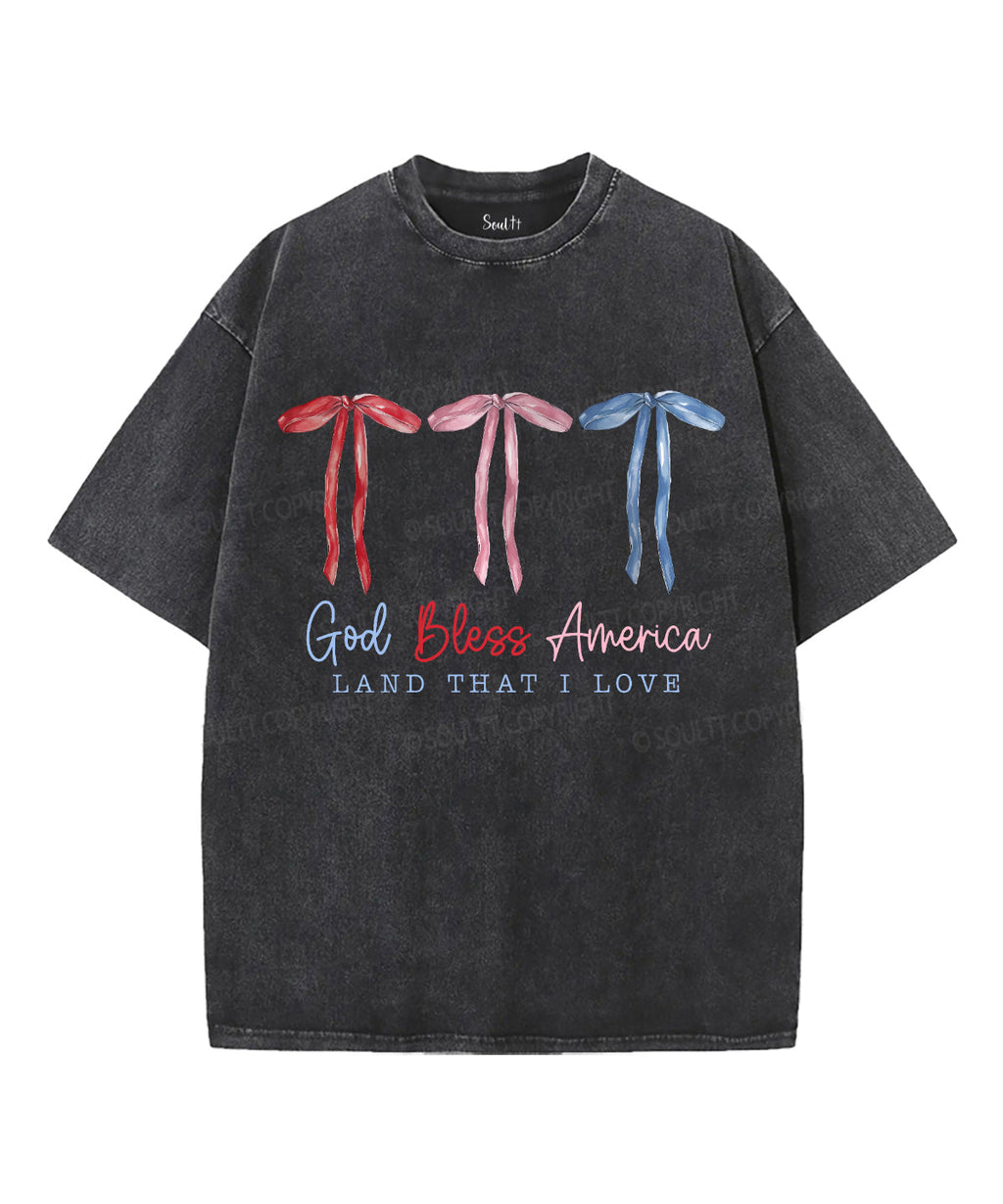 God Bless America Washed Christian T-Shirts, Hoodie, Sweatshirt
