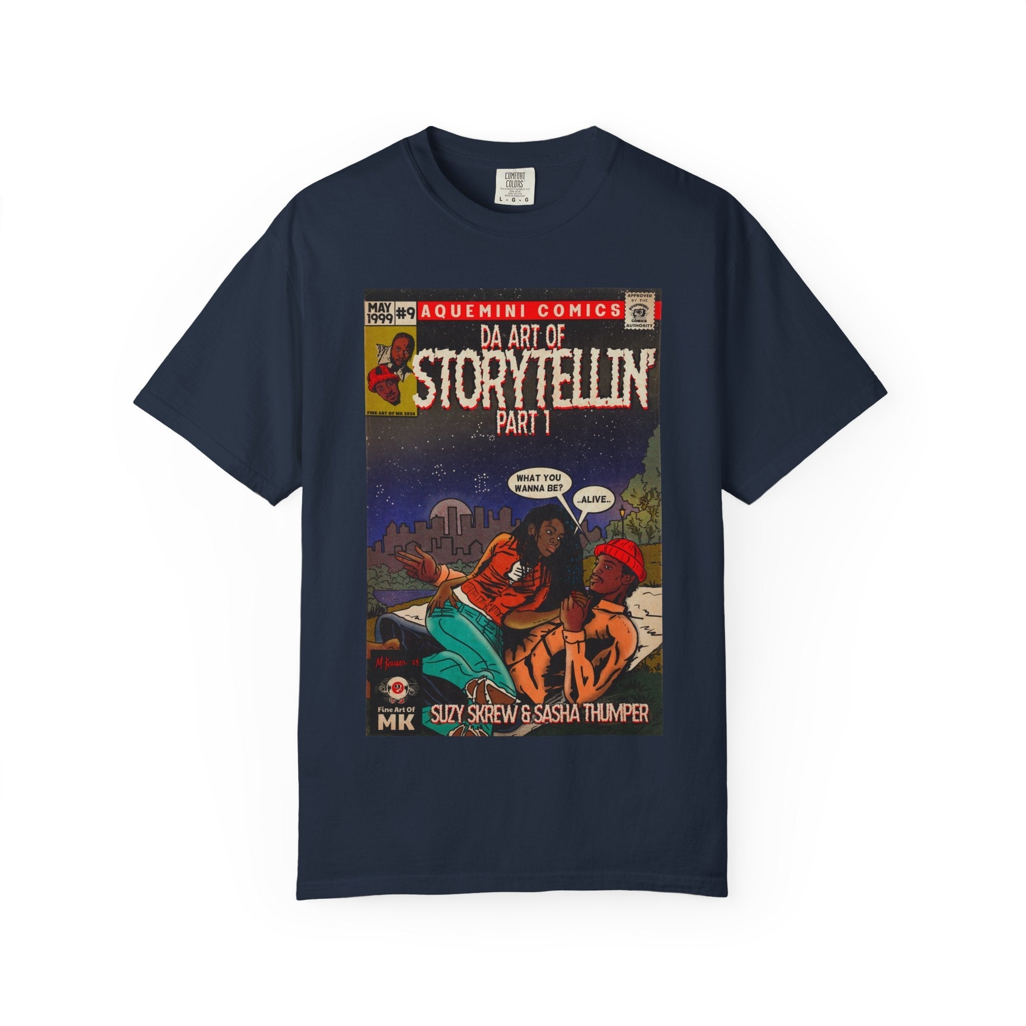Da Art of StorytellinÃ¢â‚¬â„¢ Part 1 - Unisex Comfort Colors T-shirt Hoodie, Sweatshirt | CiraTrend.com (Image 5)