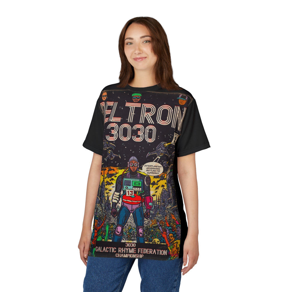 3030 - Unisex Cut & Sew Tee (AOP) Hoodie, Sweatshirt | CiraTrend.com (Image 4)