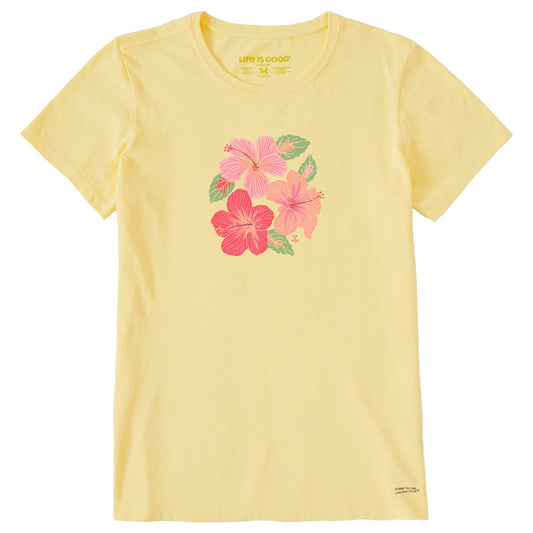 Women's Happy Hibiscus Short Sleeve Tee