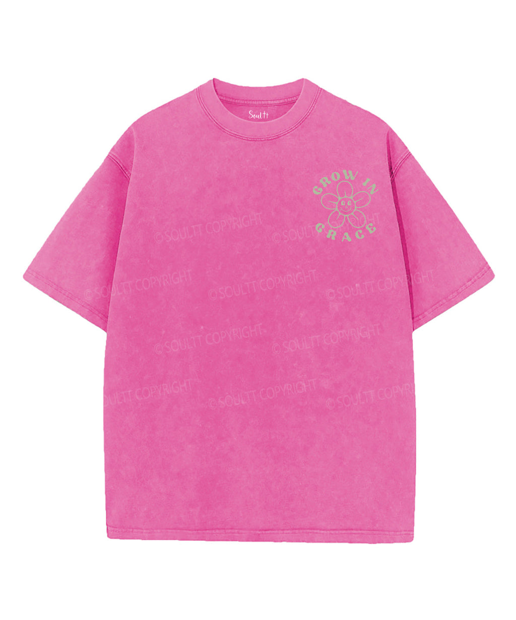 Grow In Grace Double Sided Washed Christian T-shirt Style001 Hoodie, Sweatshirt | CiraTrend.com (Image 4)