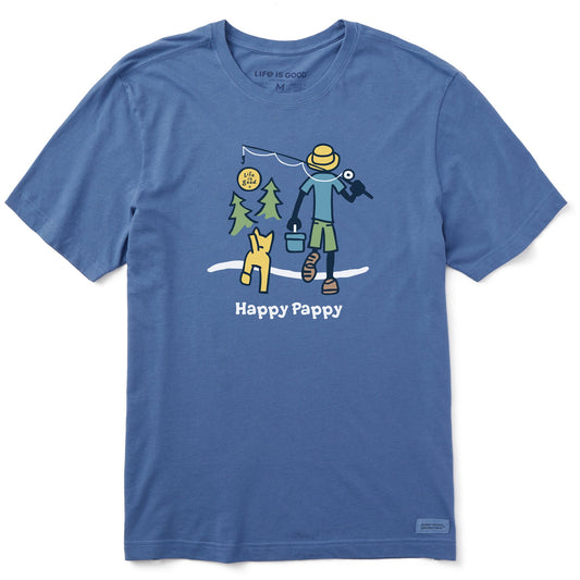 Men's Happy Pappy Fishing Short Sleeve Tee