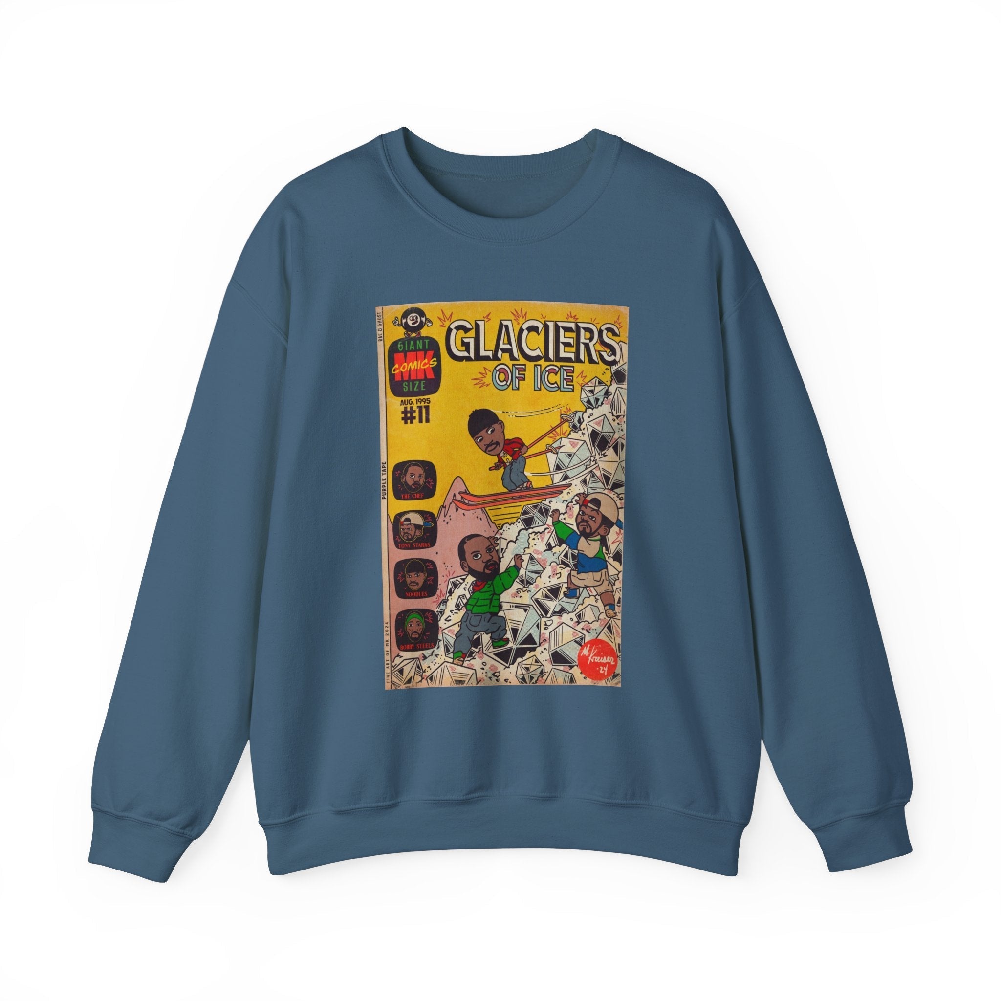 Glaciers of Ice - Unisex Heavy BlendÃ¢â€žÂ¢ Crewneck Sweatshirt T-Shirts, Hoodie | CiraTrend.com (Image 1)