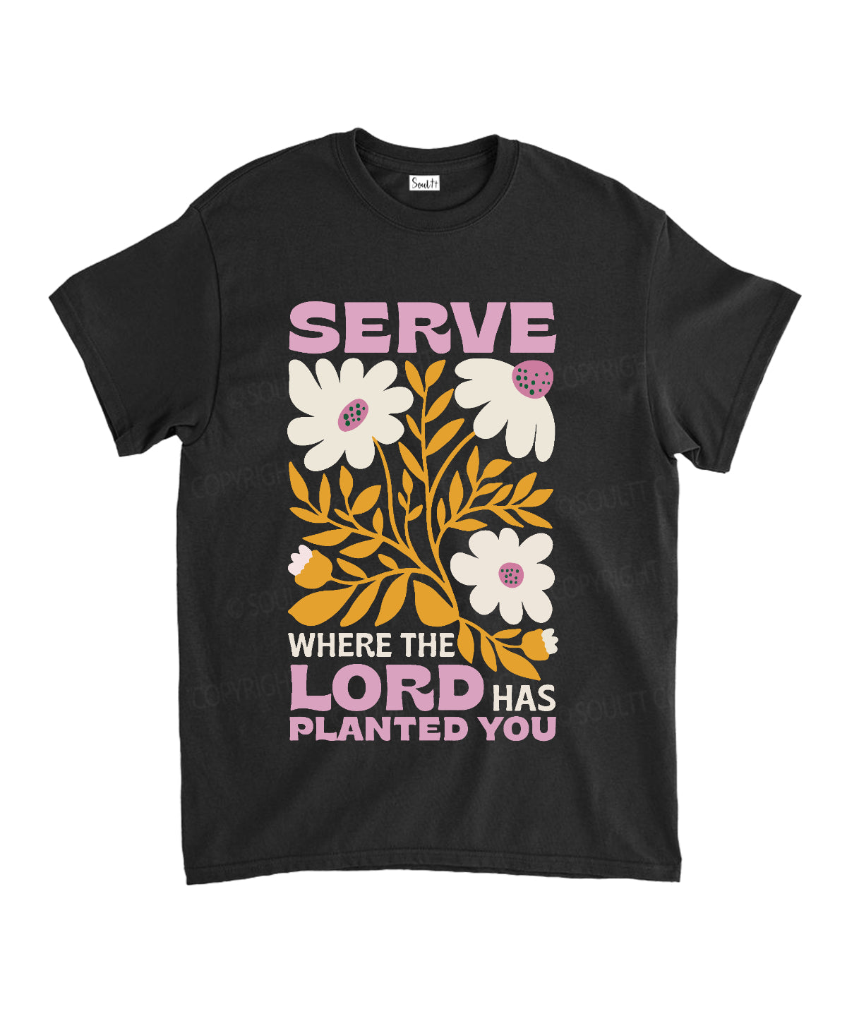 Serve Where The Lord Has Planted Unisex Cotton Christian T-Shirt Hoodie, Sweatshirt | CiraTrend.com (Image 1)