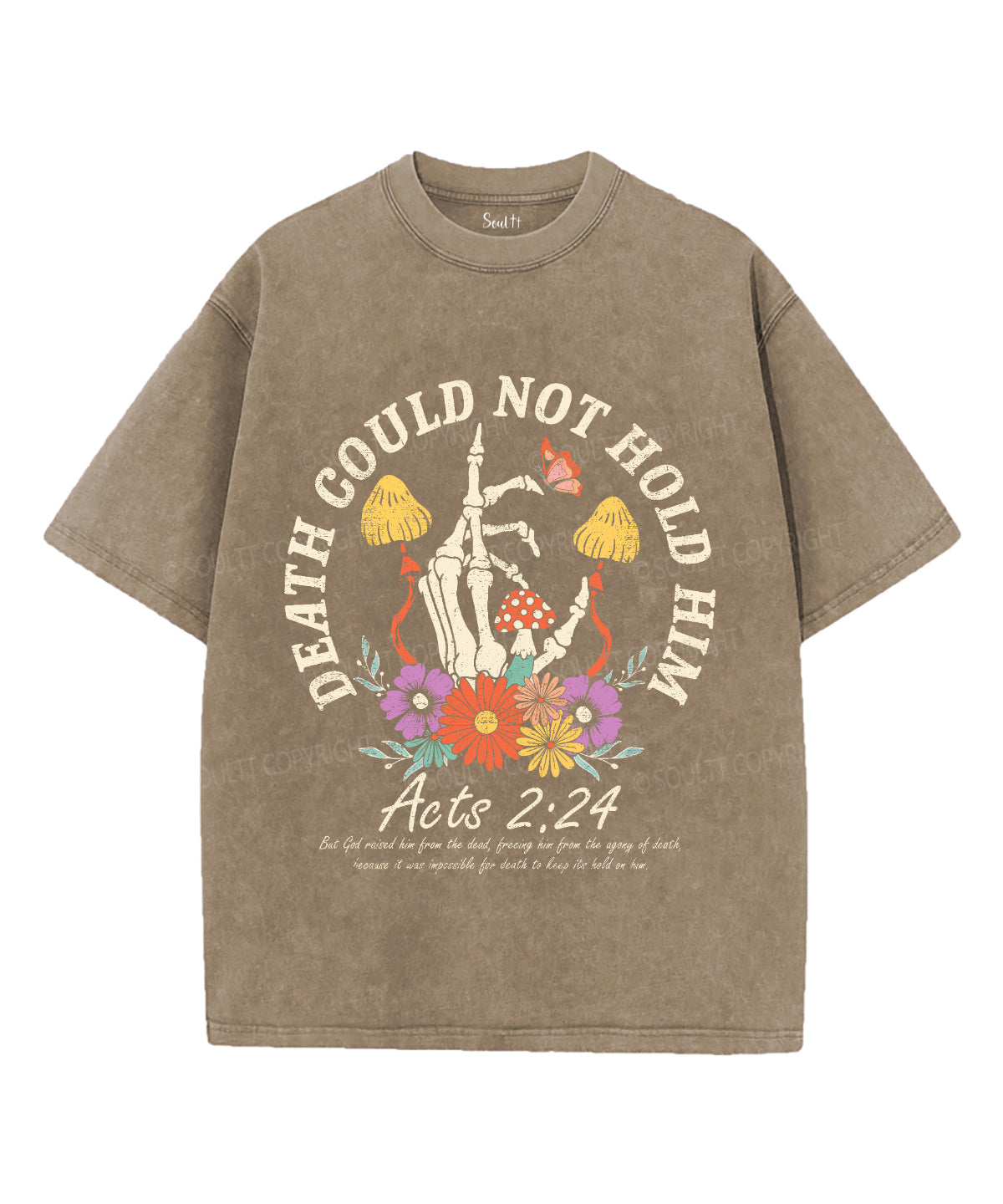 Death Could Not Hold Him Washed Christian T-Shirts, Hoodie, Sweatshirt