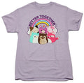 Squishmallows Mens T-Shirt - Better Together Group Under Rainbow Hoodie, Sweatshirt | CiraTrend.com
