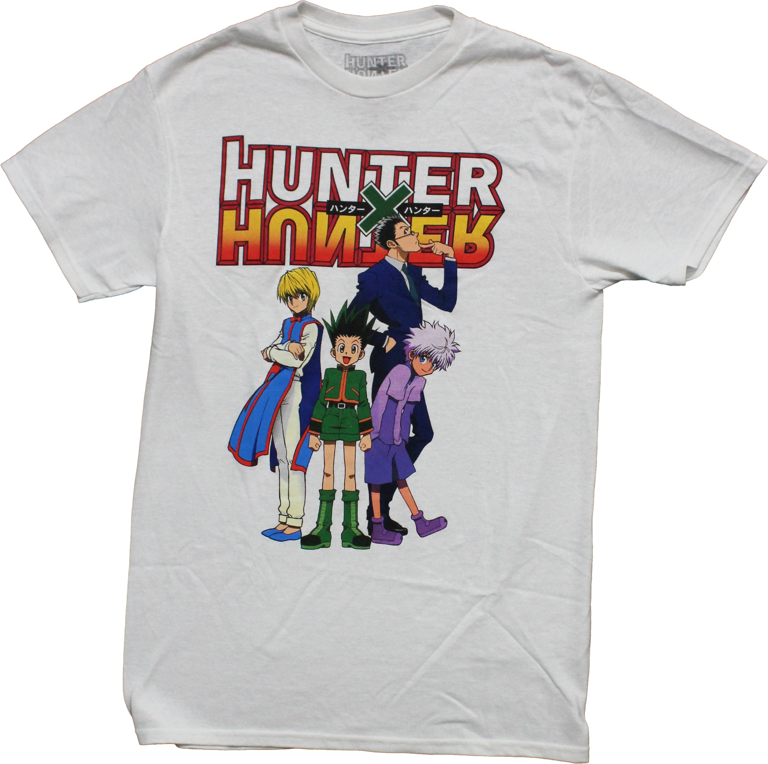 Hunter X Hunter Mens T-Shirt - Group Under Logo Hoodie, Sweatshirt | CiraTrend.com
