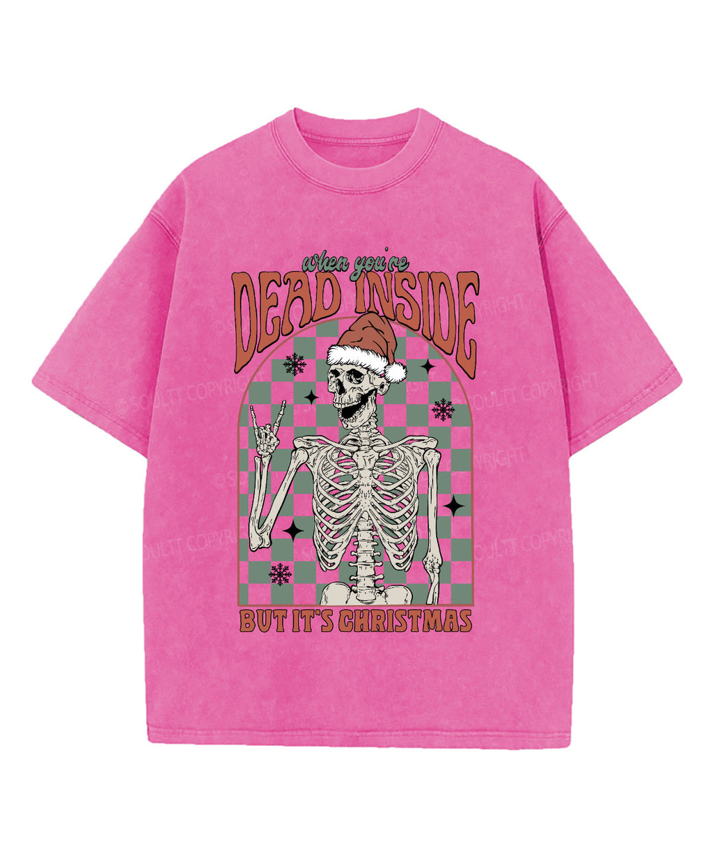 When You're Dead Inside Washed Christian T-shirt Hoodie, Sweatshirt | CiraTrend.com (Image 3)