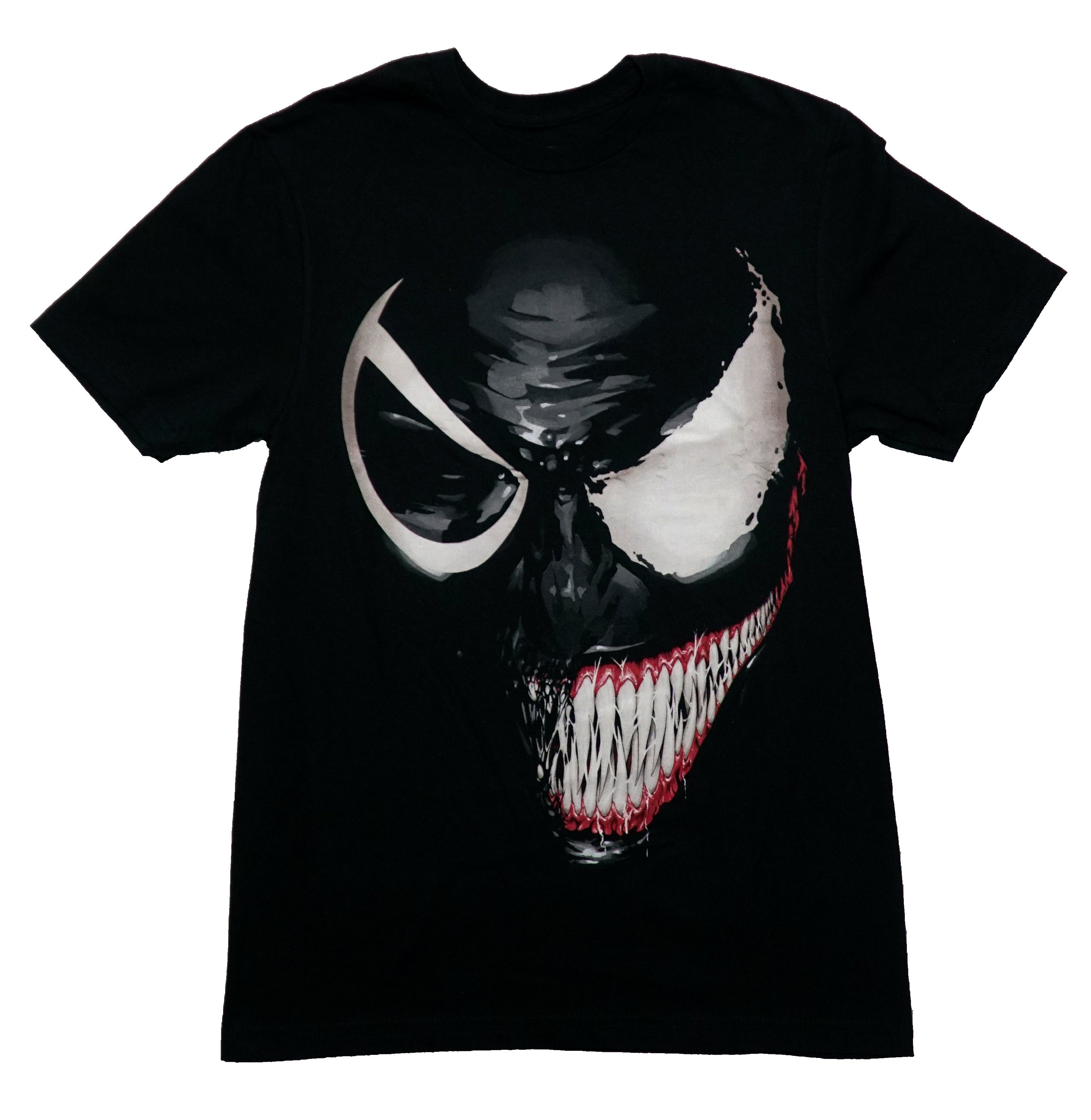 Venom Mens T-Shirt - Big Eyes Half Sharp Teeth Bloody Gum Smile Hoodie, Sweatshirt | CiraTrend.com