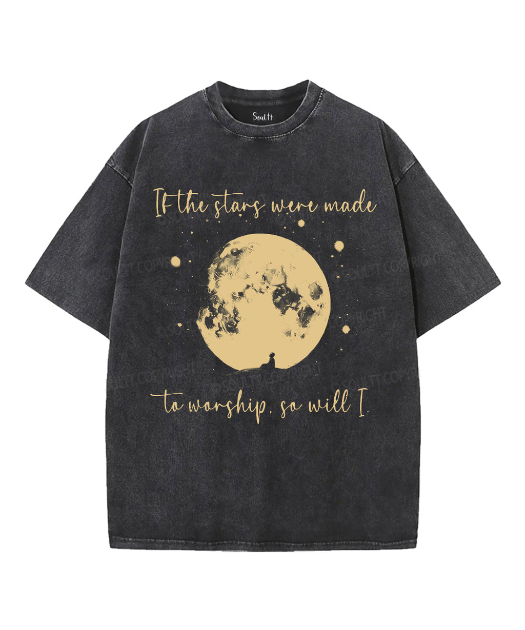 If The Stars Were Made To Worship Unisex Washed Christian T-shirt Hoodie, Sweatshirt | CiraTrend.com (Image 2)