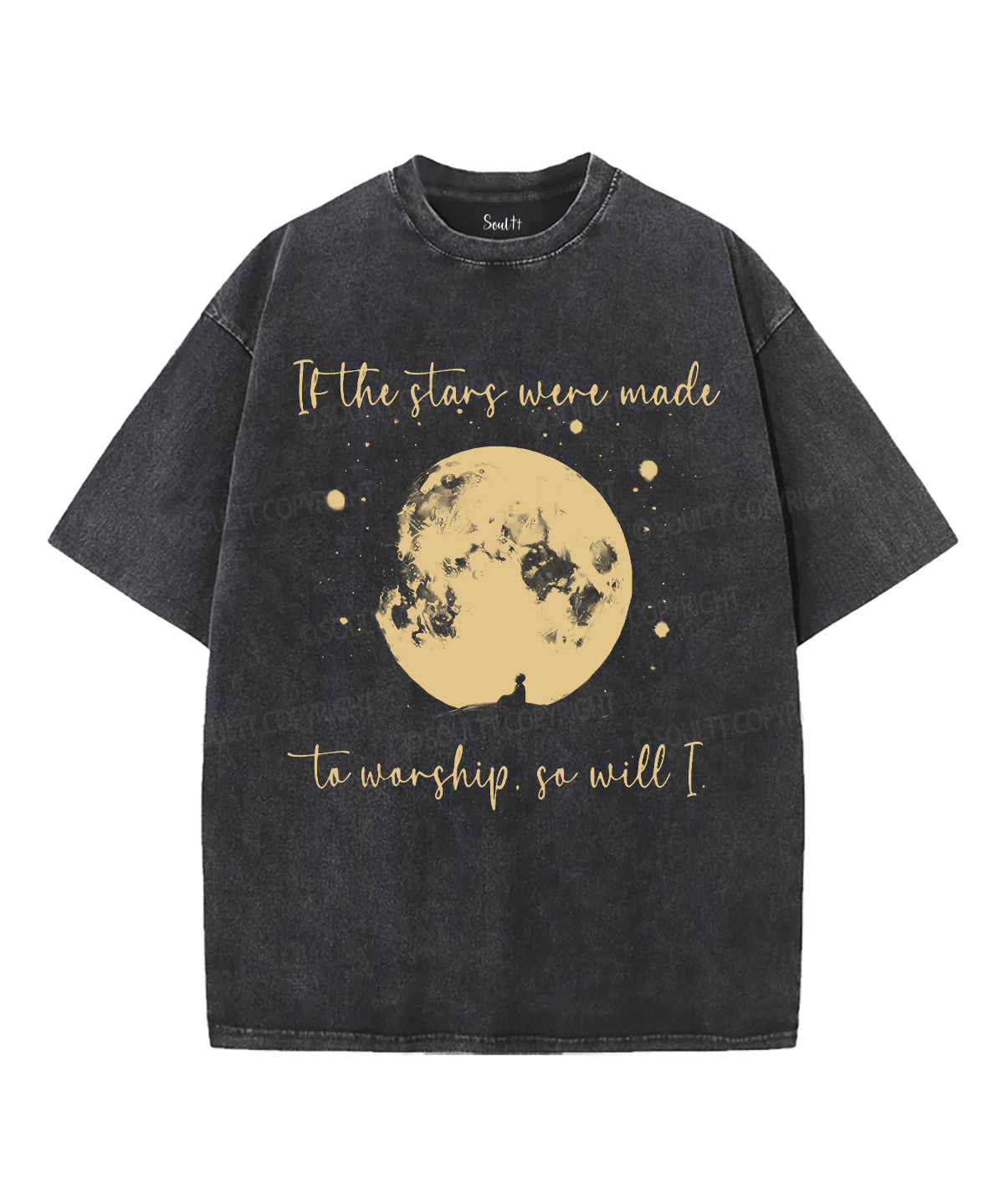 If The Stars Were Made To Worship Unisex Washed Christian T-shirt Hoodie, Sweatshirt | CiraTrend.com (Image 2)
