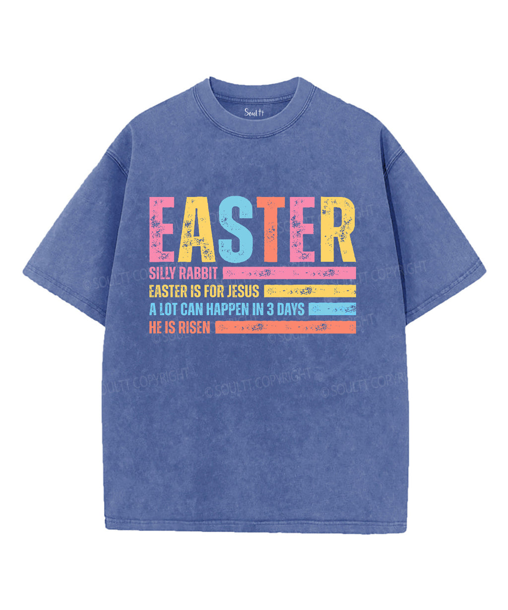 Easter Is For Jesus Unisex Washed Christian T-shirt Hoodie, Sweatshirt | CiraTrend.com (Image 3)