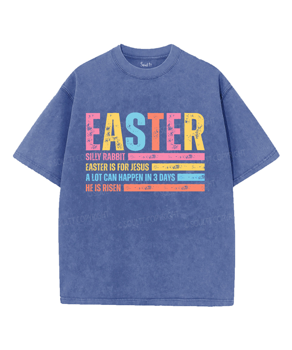 Easter Is For Jesus Unisex Washed Christian T-shirt Hoodie, Sweatshirt | CiraTrend.com (Image 3)