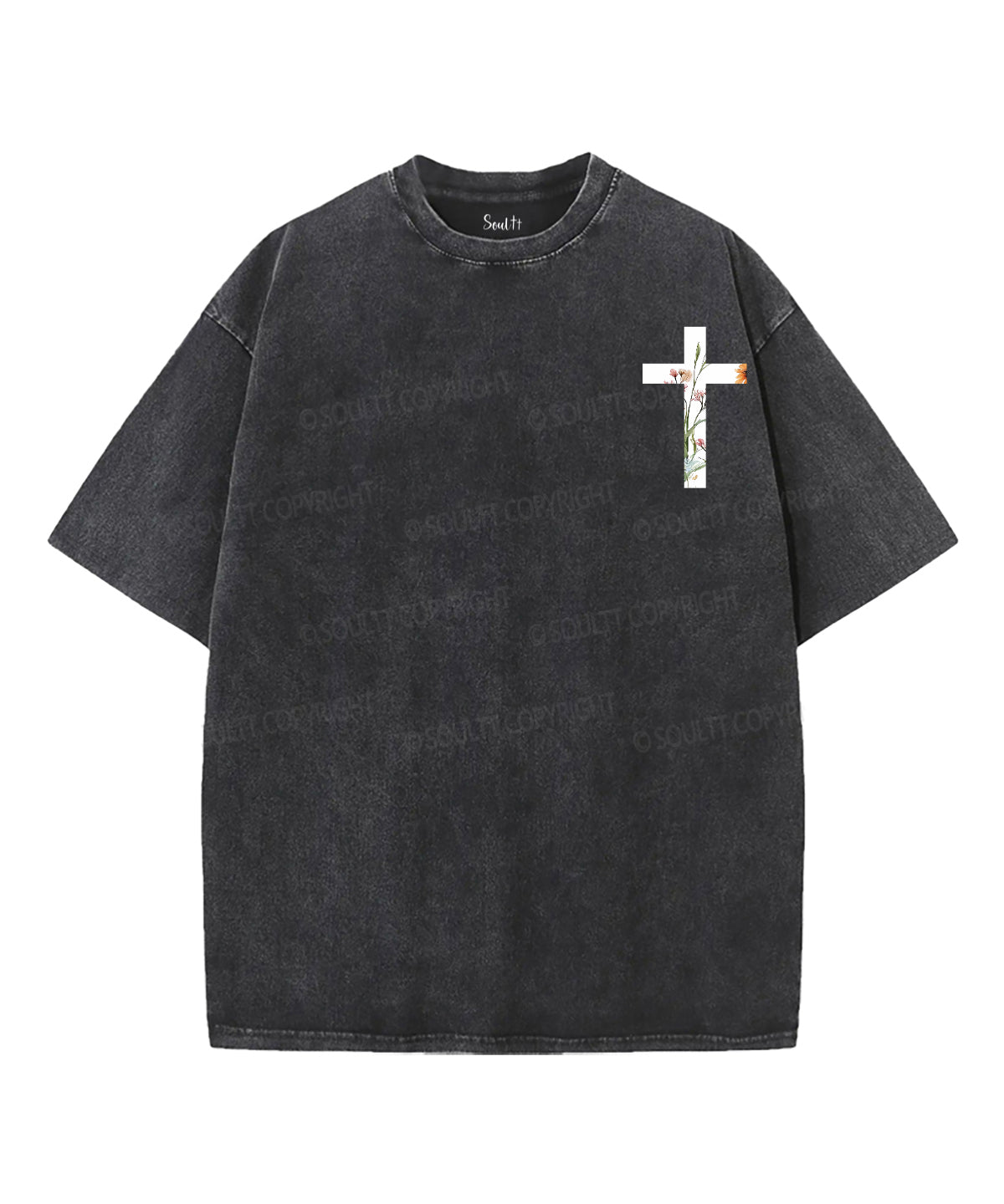 We Will Serve The Lord Double Sided Unisex Washed Christian T-shirt Hoodie, Sweatshirt | CiraTrend.com (Image 2)