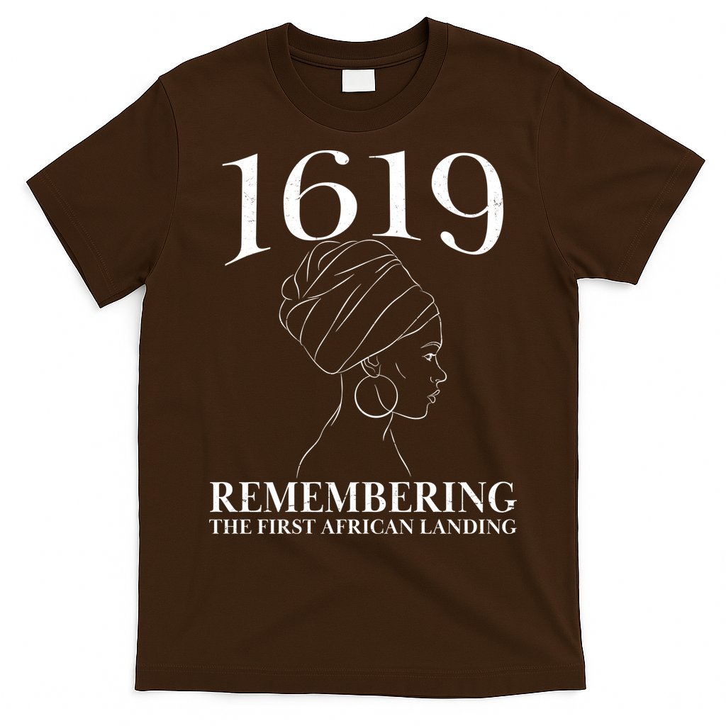 1619 Remembering the First African Landing T-Shirt