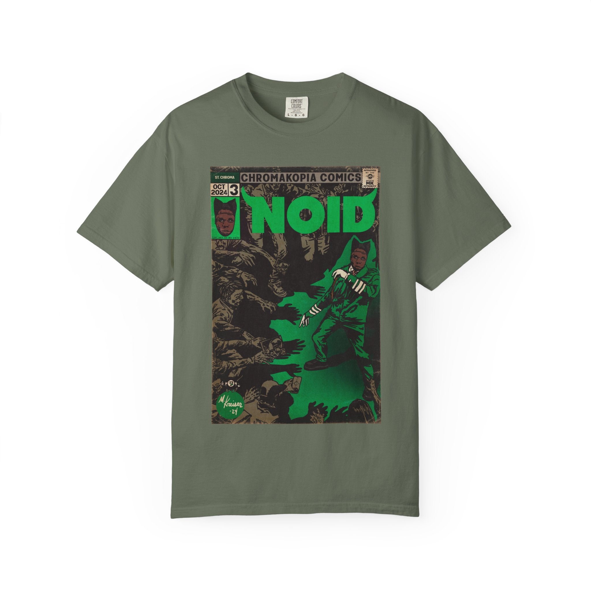 Tyler - Noid - Chroma - Unisex Garment-Dyed T-shirt Hoodie, Sweatshirt | CiraTrend.com (Image 5)