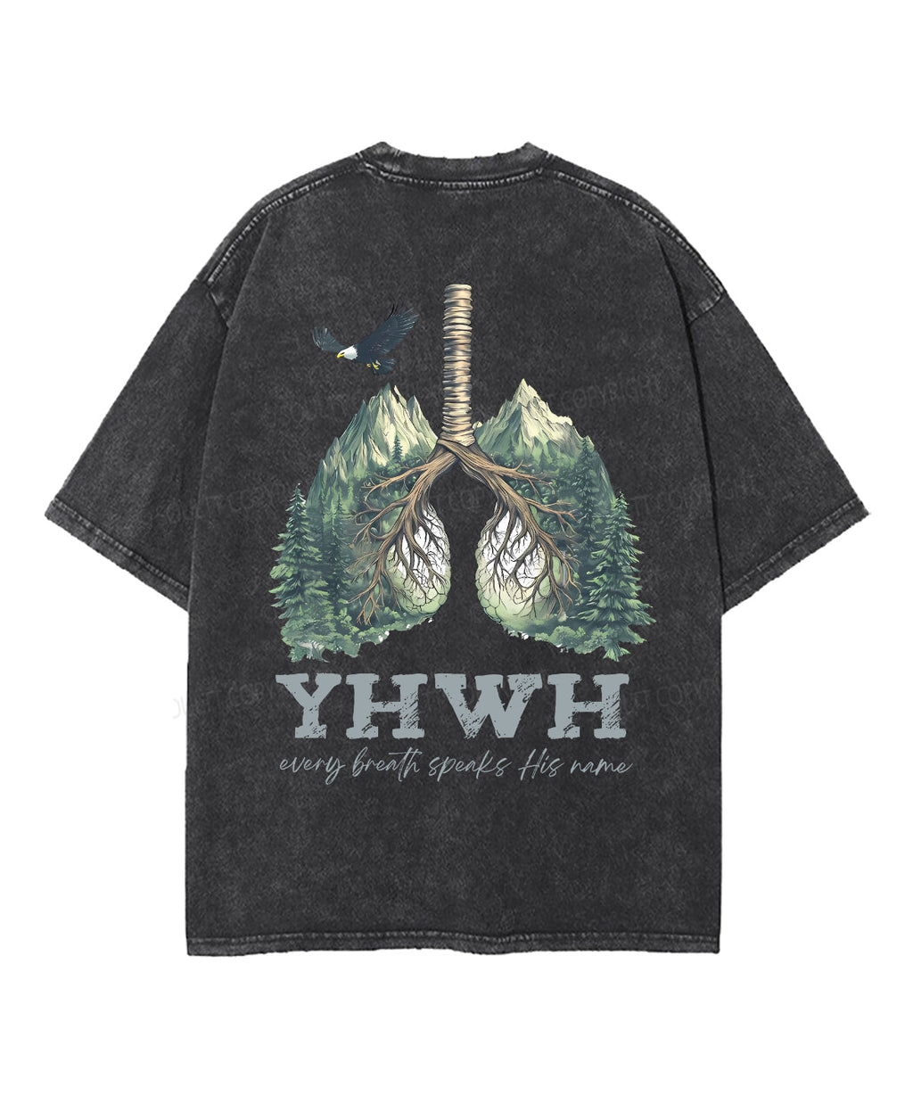 Every Breath Speaks His Name Double Sided Washed Christian Style002 T-Shirts, Hoodie, Sweatshirt