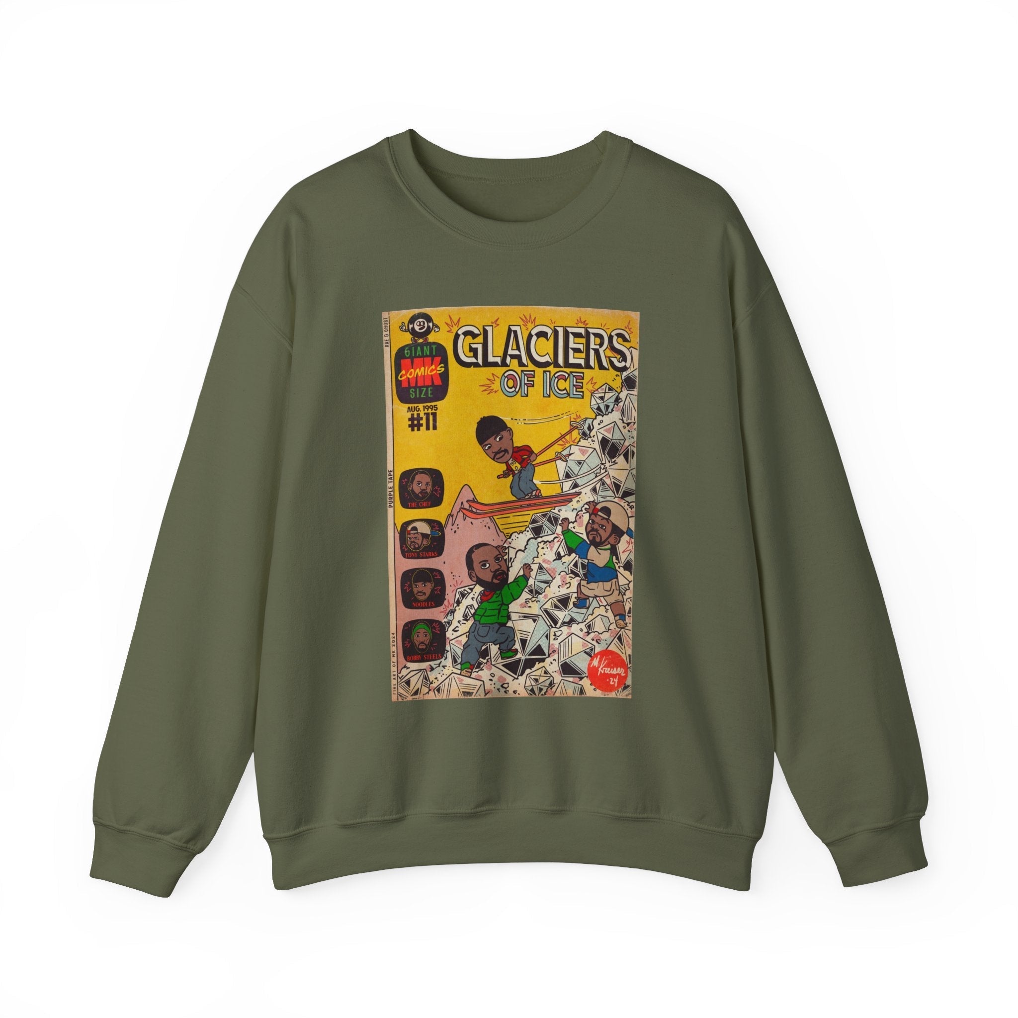 Glaciers of Ice - Unisex Heavy BlendÃ¢â€žÂ¢ Crewneck Sweatshirt T-Shirts, Hoodie | CiraTrend.com (Image 4)