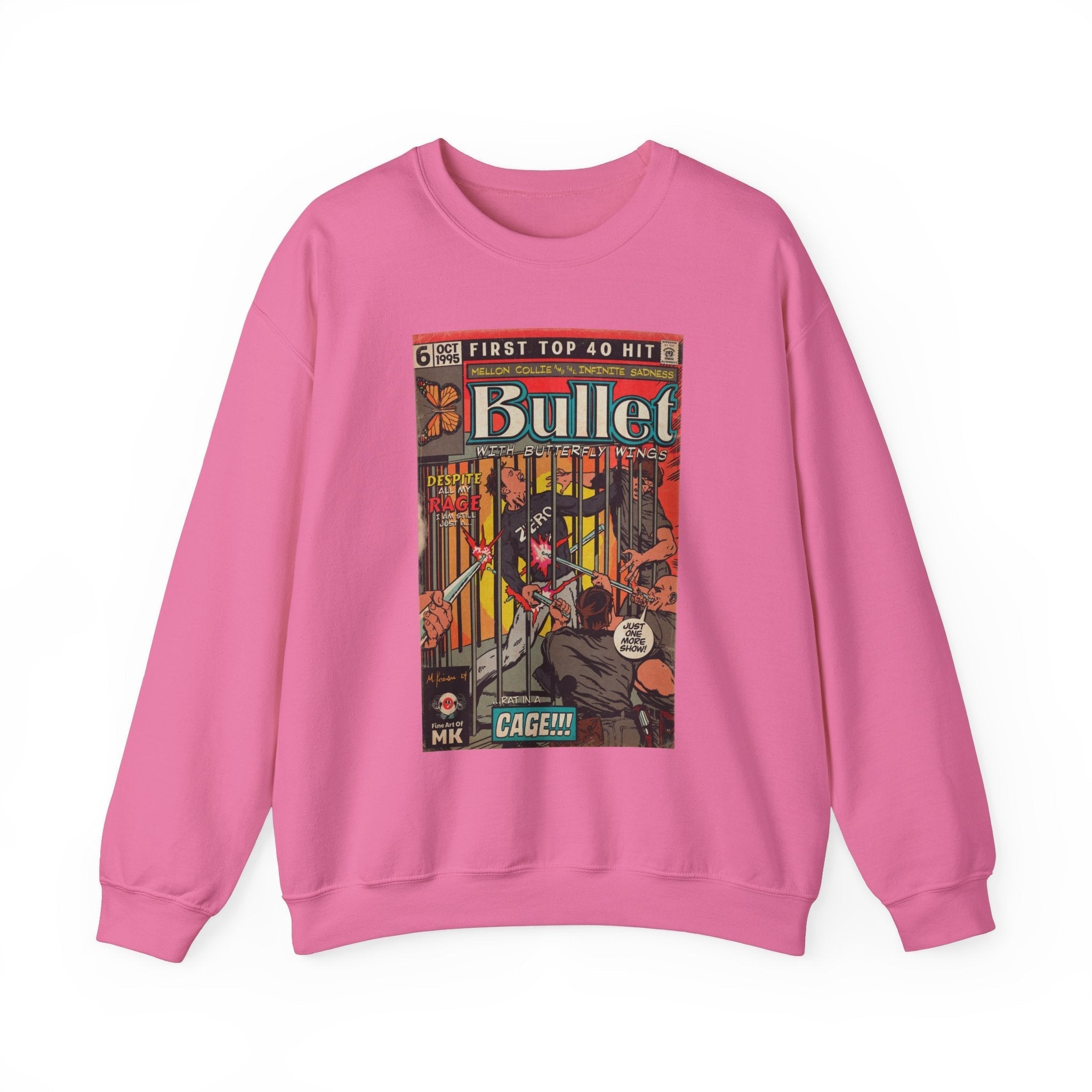 Bullet With Butterfly Wings - Unisex Heavy BlendÃ¢â€žÂ¢ Crewneck Sweatshirt T-Shirts, Hoodie | CiraTrend.com (Image 5)