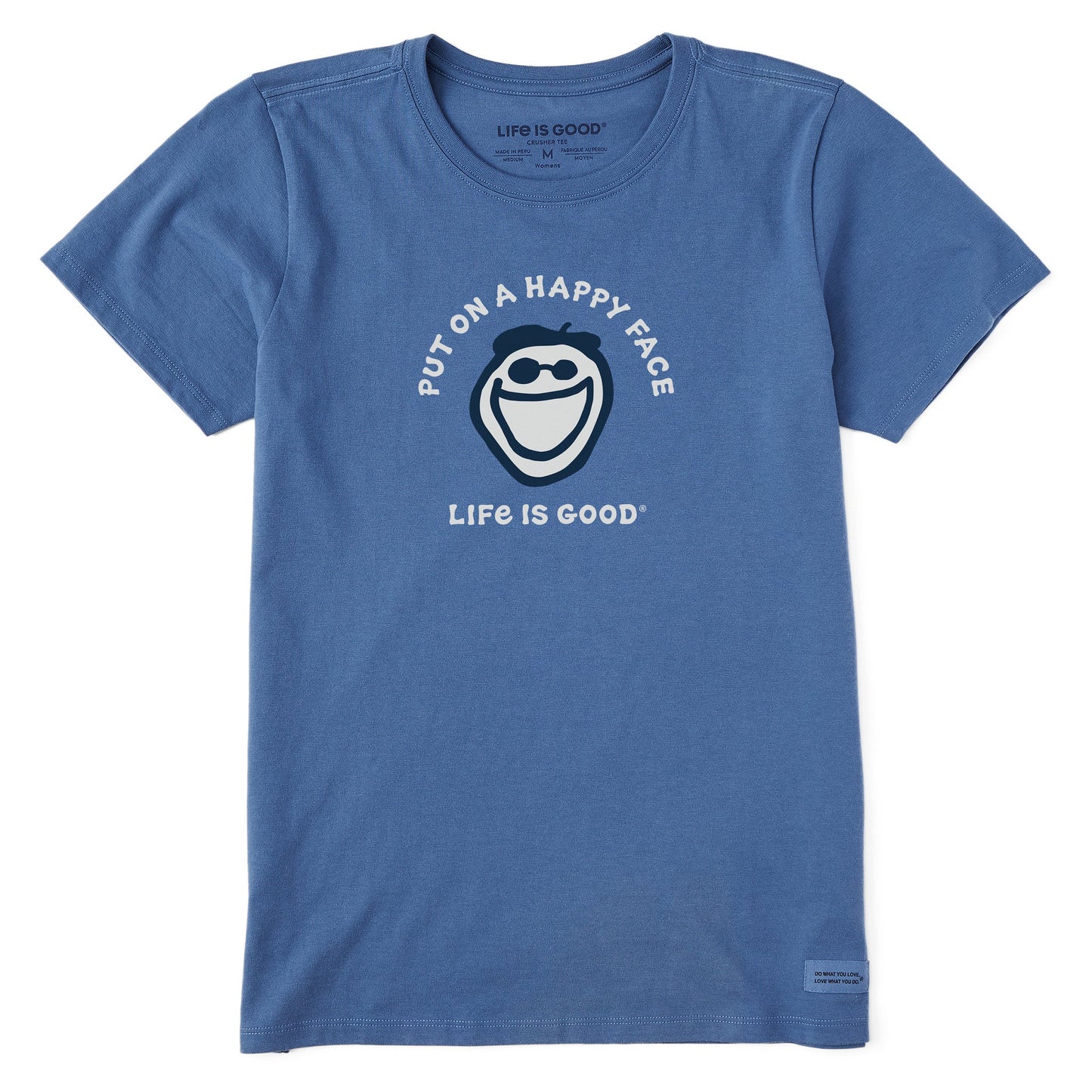 Women's Put On a Happy Face Jake Short Sleeve Tee