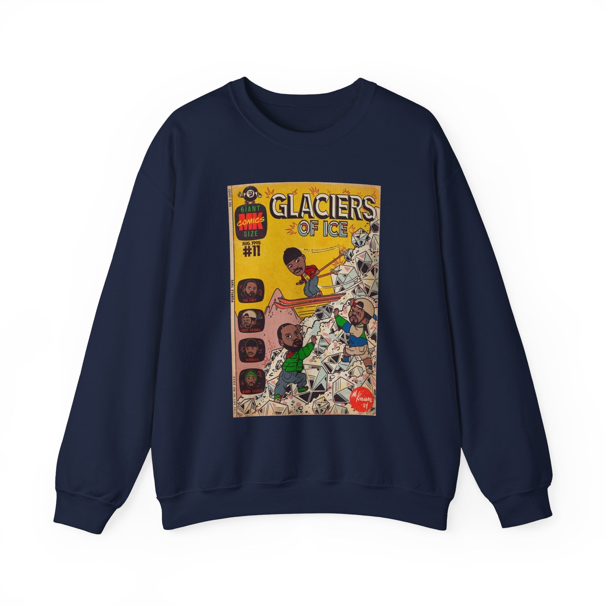 Glaciers of Ice - Unisex Heavy BlendÃ¢â€žÂ¢ Crewneck Sweatshirt T-Shirts, Hoodie | CiraTrend.com (Image 2)