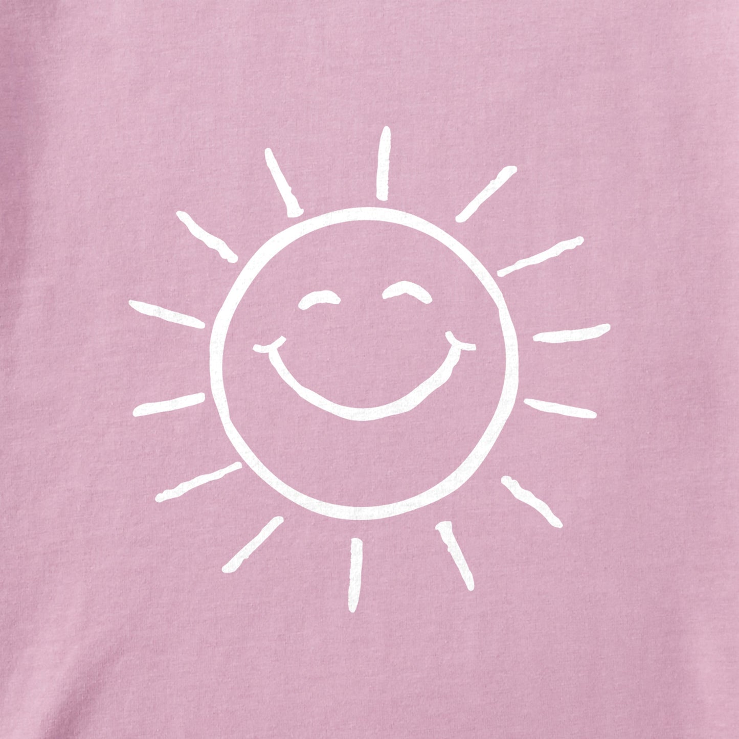 Women's Lil' Happy Sunshine Short Sleeve Crusher Tee Style001