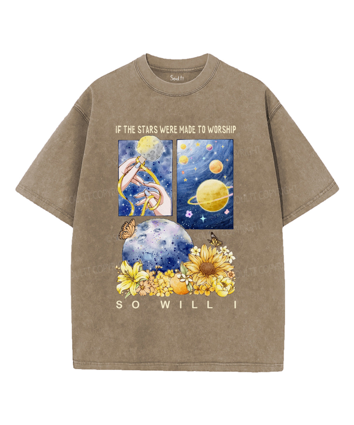 If The Stars Were Made For Worship Washed Christian T-shirt Hoodie, Sweatshirt | CiraTrend.com (Image 5)