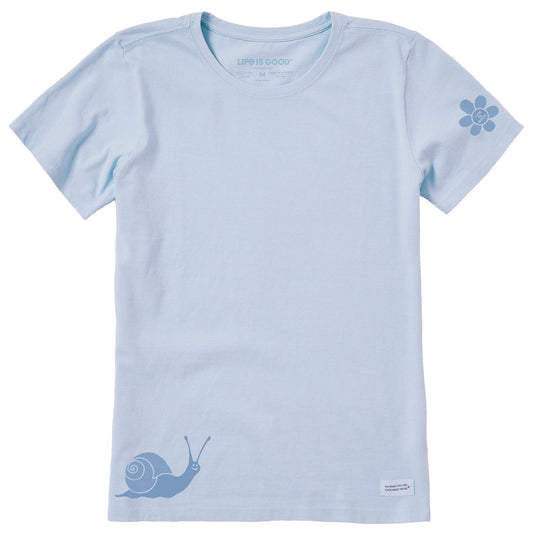 Women's Happy Snail Short Sleeve Crusher Tee