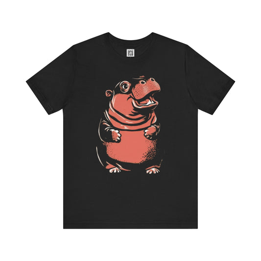 Hippo Graphic T-Shirt Style008