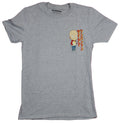 One Punch Man Mens T-Shirt  - Saitama Chibi Style Kanji Lapel Image Hoodie, Sweatshirt | CiraTrend.com