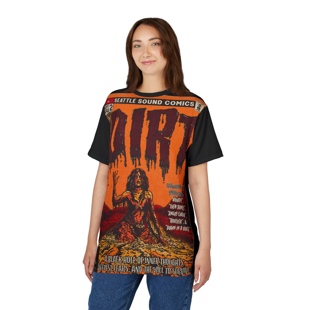 Dirt - Unisex Cut & Sew Tee (AOP) Hoodie, Sweatshirt | CiraTrend.com (Image 3)