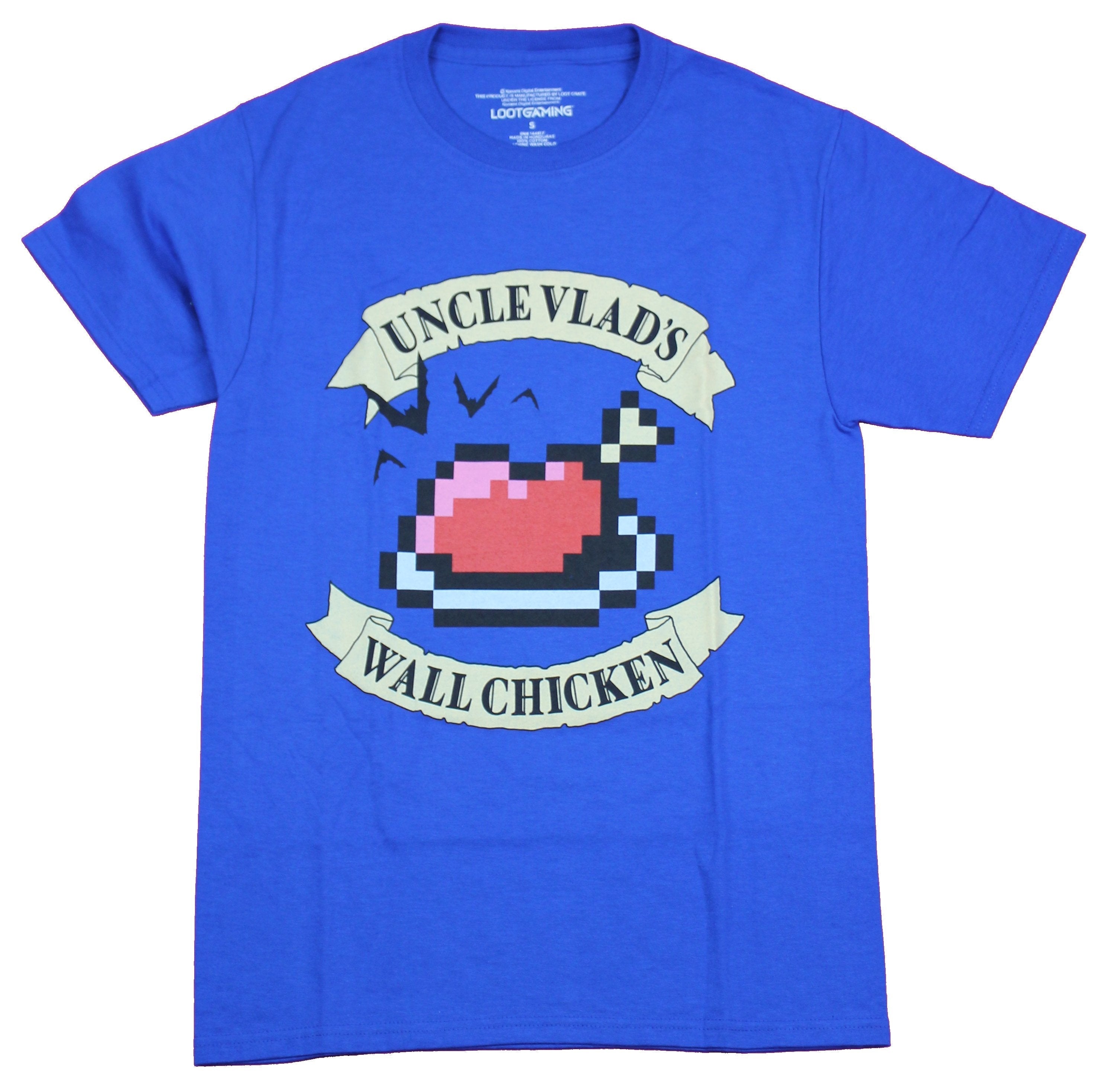 Castlevania  Mens T-Shirt- Uncle Vlad's Wall Chicken 8-Bit Image Hoodie, Sweatshirt | CiraTrend.com