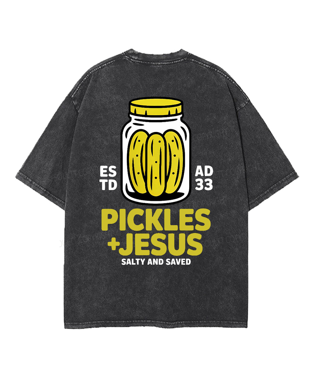 Salty And Saved Double Sided Unisex Washed Christian T-shirt Style008 Hoodie, Sweatshirt | CiraTrend.com (Image 3)