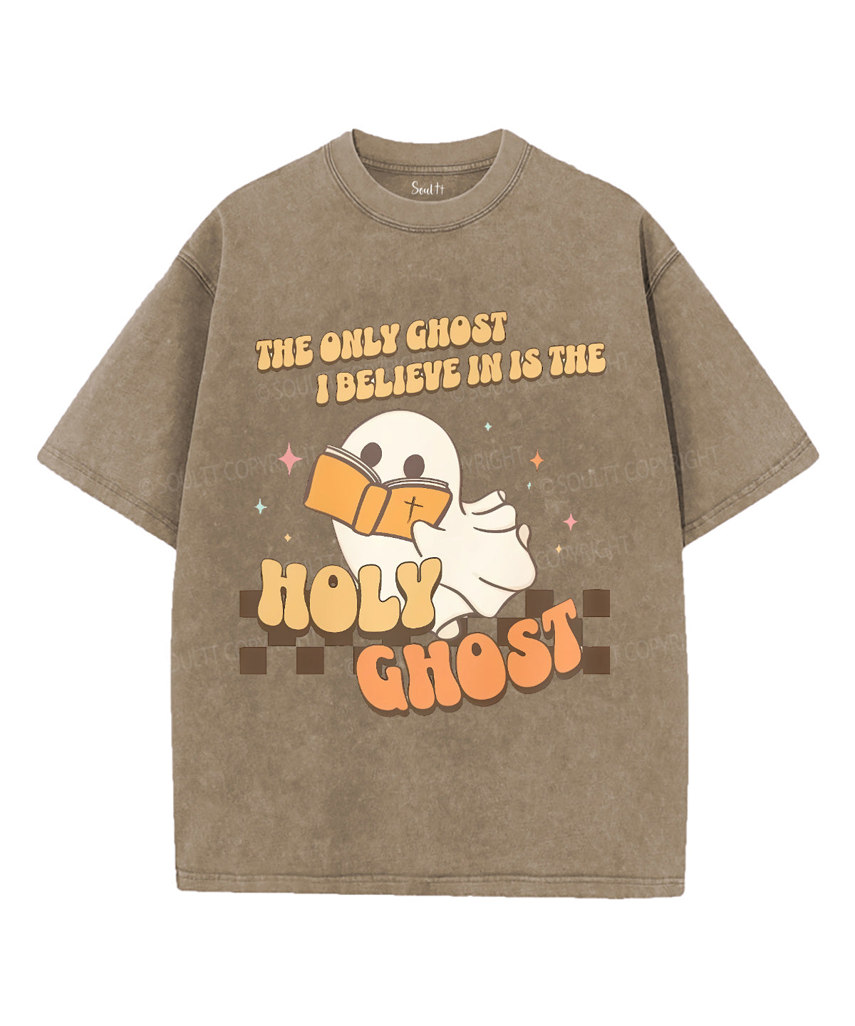 Holy Ghost Washed Christian Style002 T-Shirts, Hoodie, Sweatshirt
