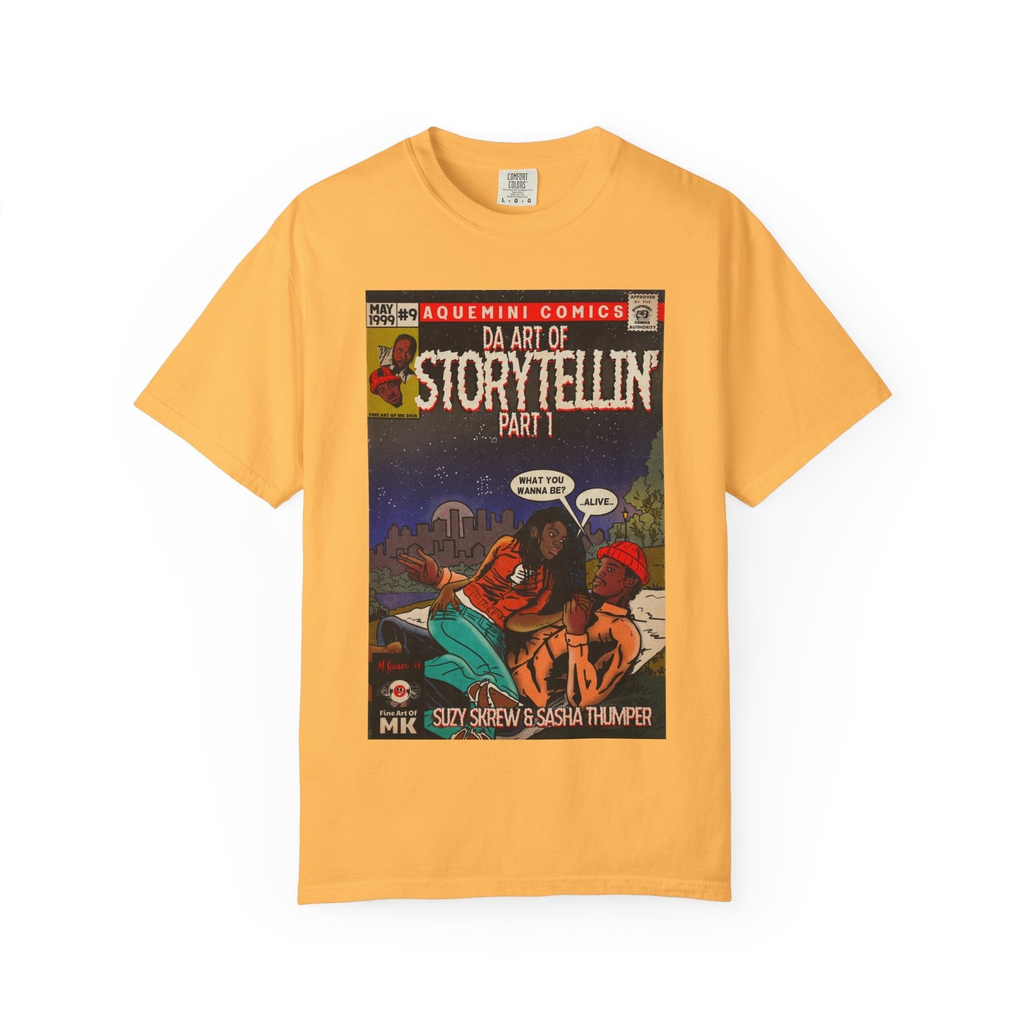 Da Art of StorytellinÃ¢â‚¬â„¢ Part 1 - Unisex Comfort Colors T-shirt Hoodie, Sweatshirt | CiraTrend.com (Image 2)