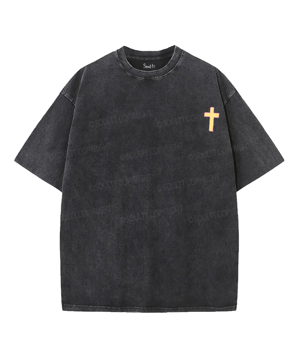 No Fear Double Sided Unisex Washed Christian T-shirt Hoodie, Sweatshirt | CiraTrend.com (Image 4)