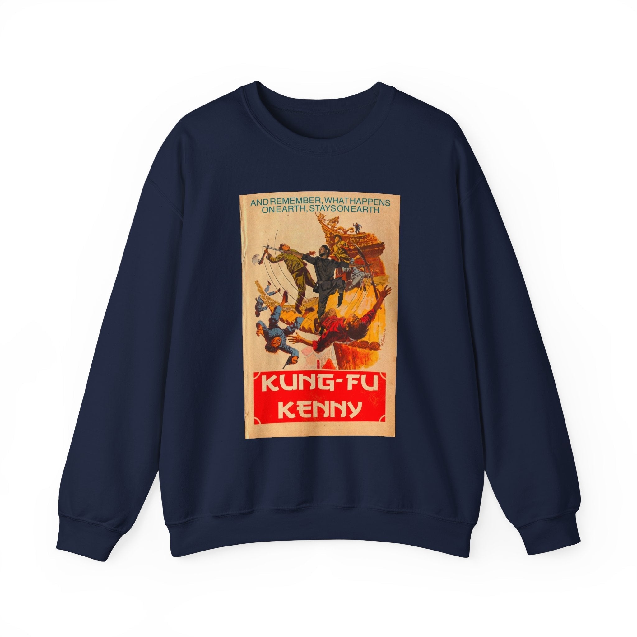 Kung Fu Kenny - Unisex Heavy BlendÃ¢â€žÂ¢ Crewneck Sweatshirt T-Shirts, Hoodie | CiraTrend.com (Image 1)