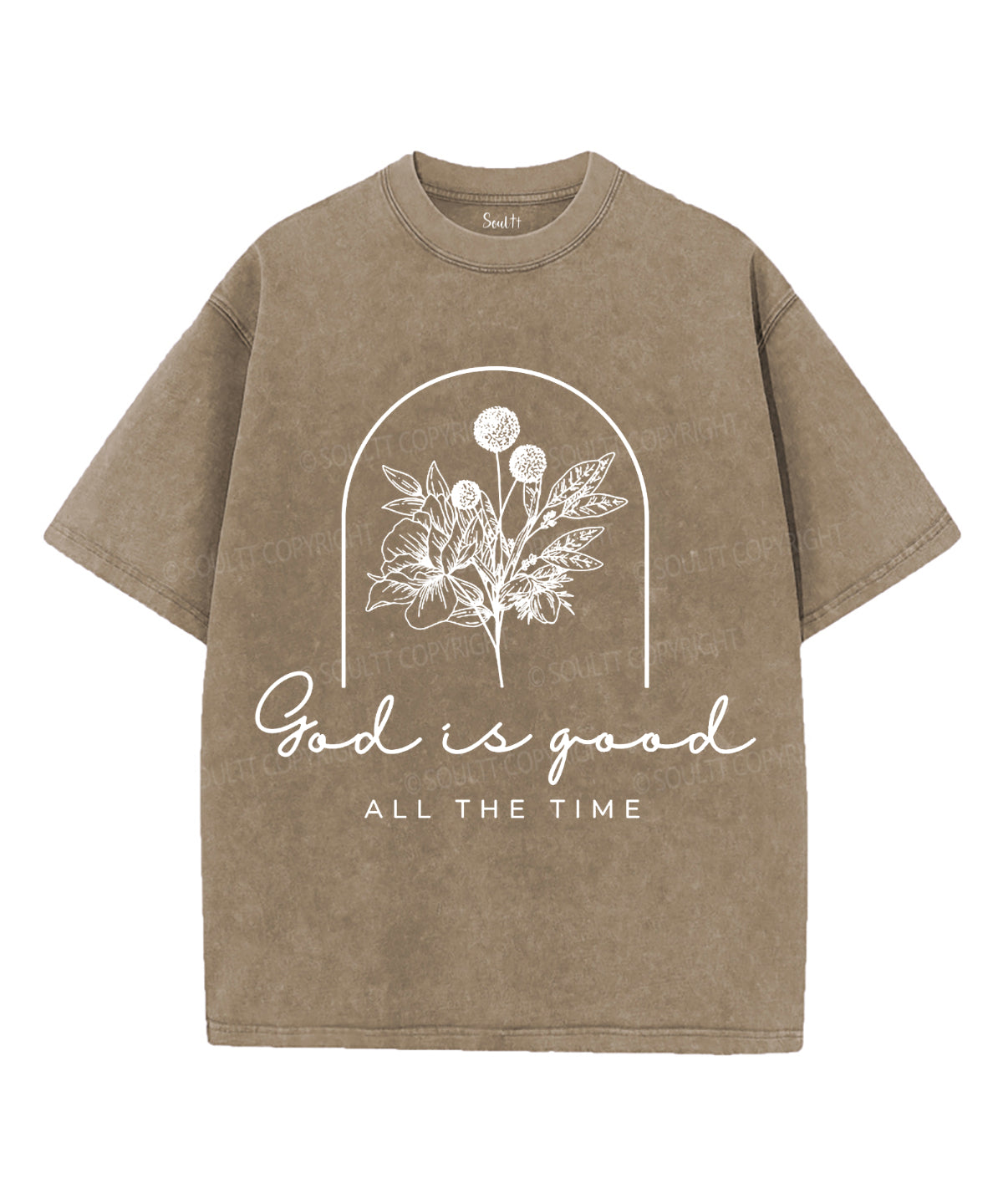 God Is Good Unisex Washed Christian T-shirt Style005 Hoodie, Sweatshirt | CiraTrend.com (Image 5)