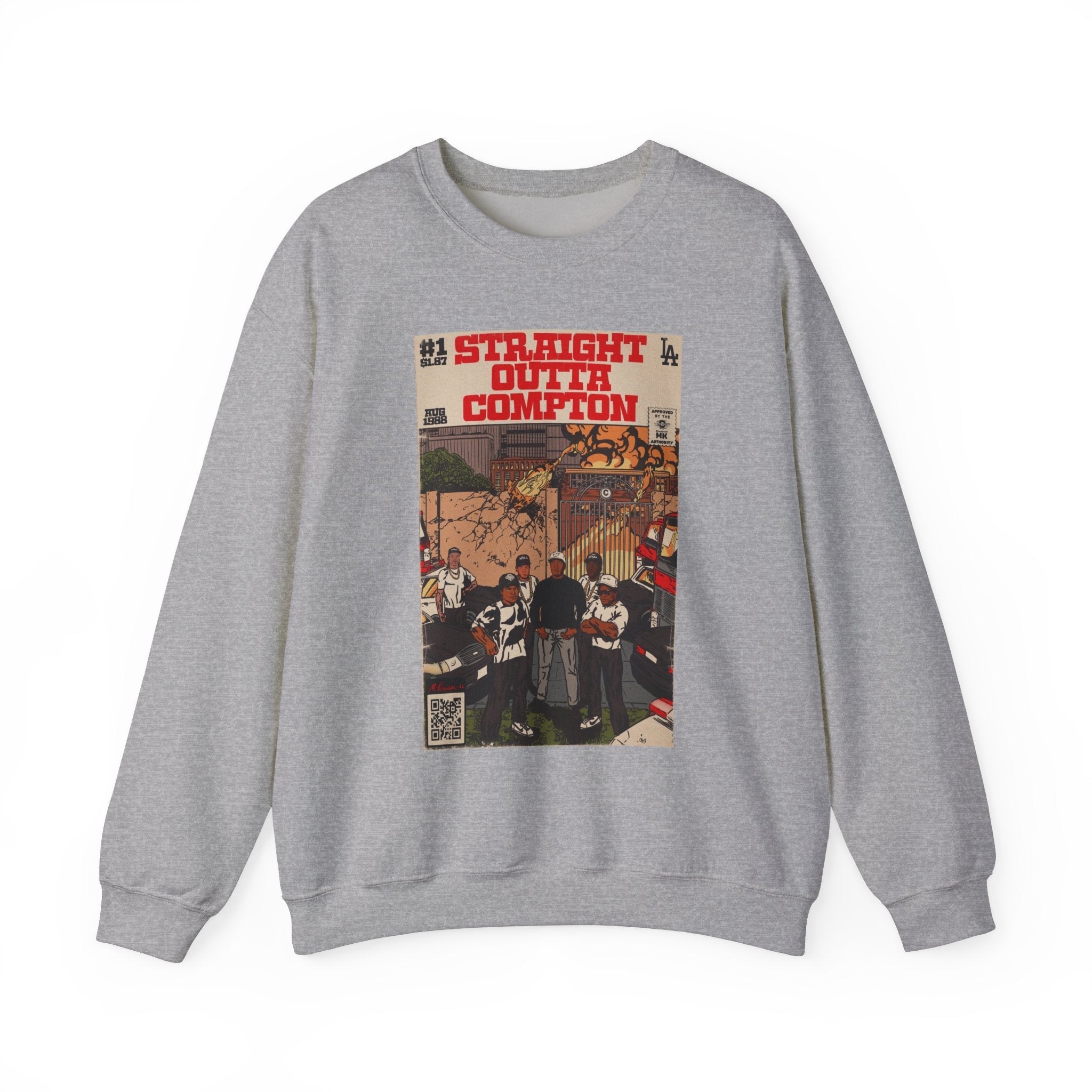 Straight Outta Compton - Unisex Heavy BlendÃ¢â€žÂ¢ Crewneck Sweatshirt T-Shirts, Hoodie | CiraTrend.com (Image 2)