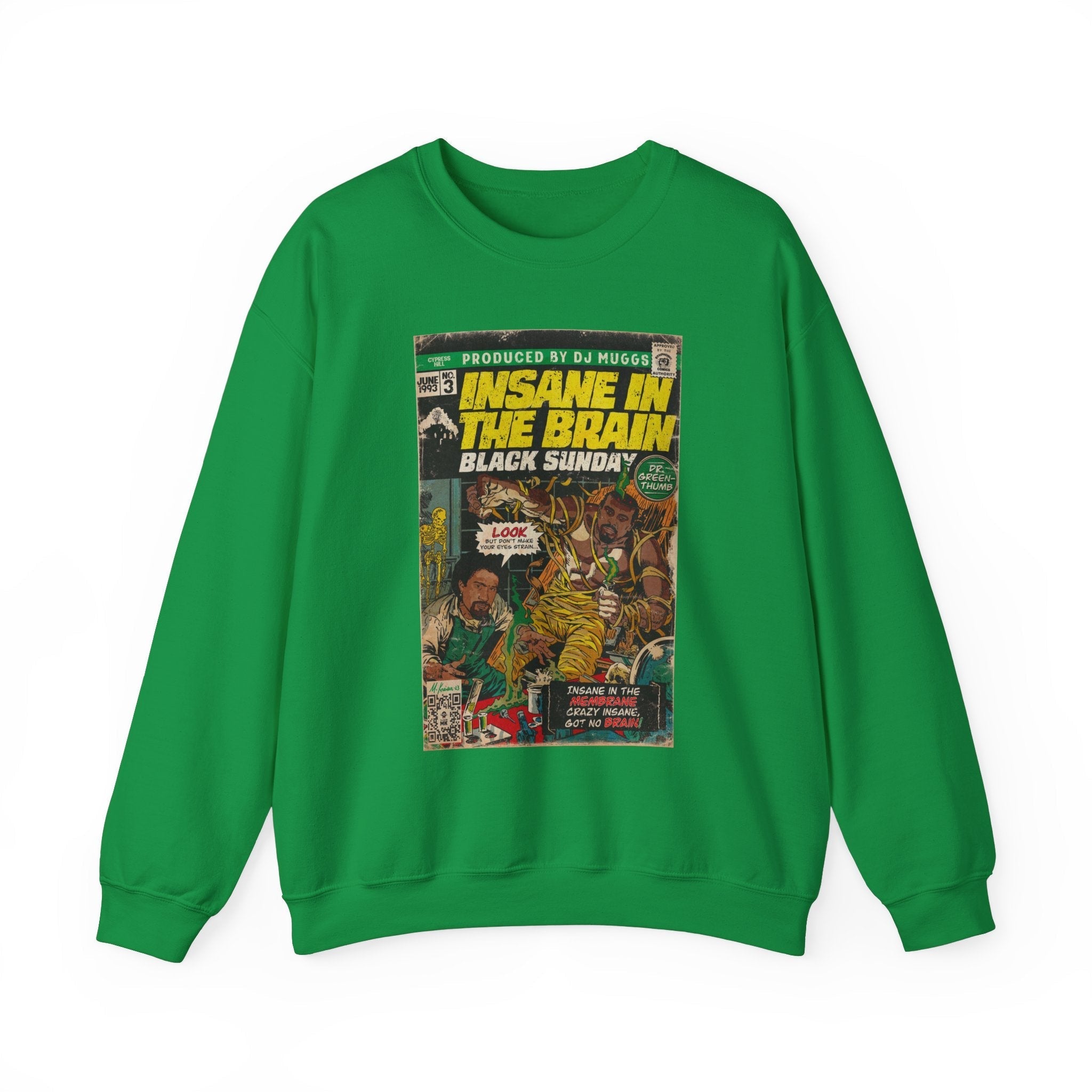 Insane In The Brain - Unisex Heavy BlendÃ¢â€žÂ¢ Crewneck Sweatshirt T-Shirts, Hoodie | CiraTrend.com (Image 1)