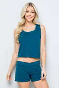 Solid Crop Top (KT-1286)