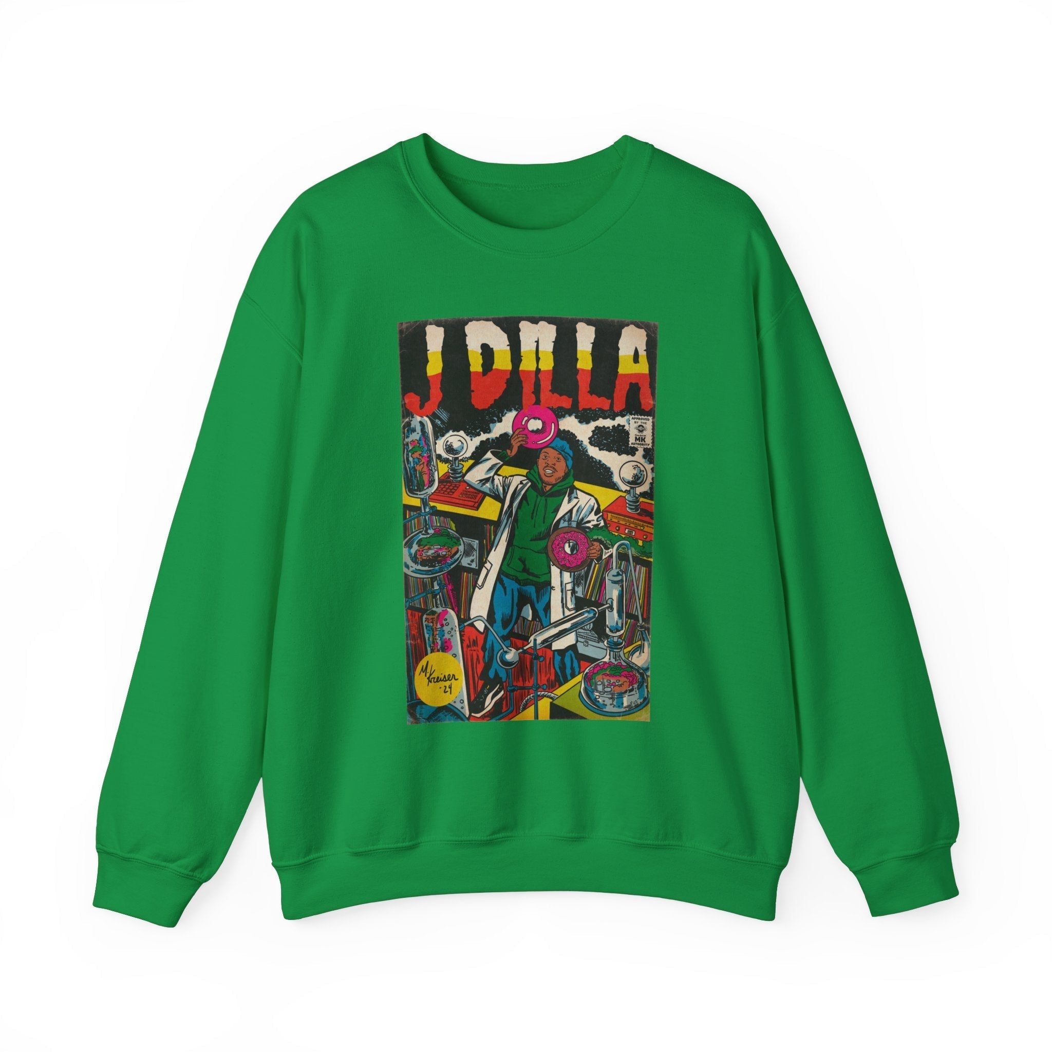 Dilla - Comic Book Art - Unisex Heavy BlendÃ¢â€žÂ¢ Crewneck Sweatshirt T-Shirts, Hoodie | CiraTrend.com (Image 4)