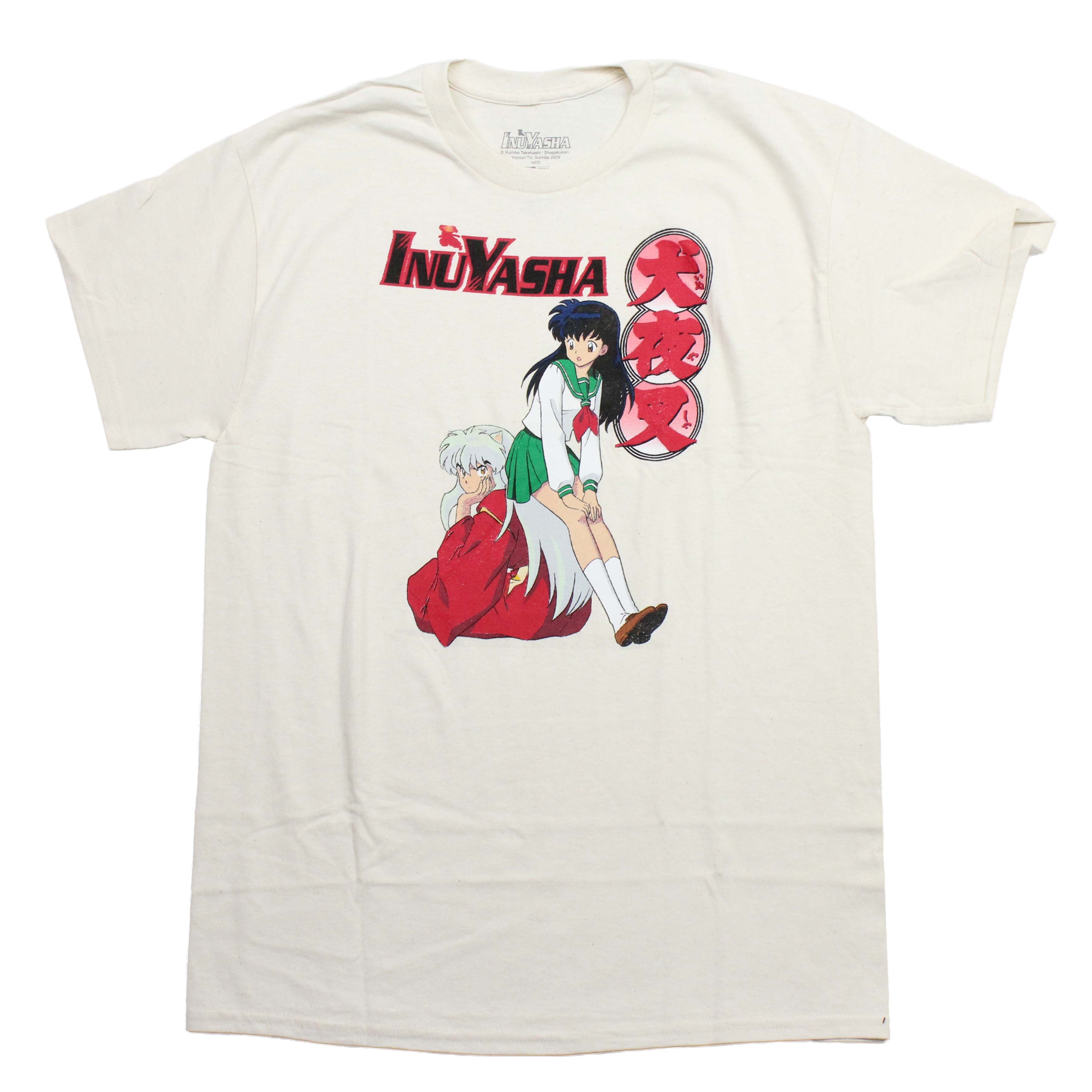 Inuyasha Mens T-Shirt - Kagome Sitting on Inuyasha Hoodie, Sweatshirt | CiraTrend.com