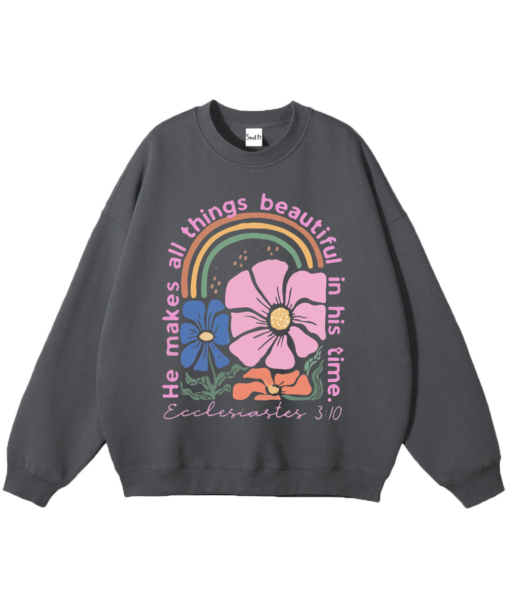 He Makes All Things Beautiful Cotton Christian Sweatshirt T-Shirts, Hoodie | CiraTrend.com (Image 3)