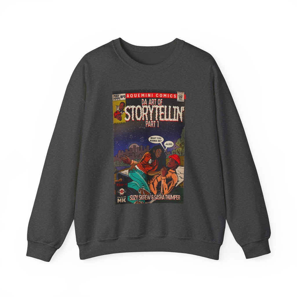 Da Art of StorytellinÃ¢â‚¬â„¢ Part 1 - Unisex Heavy BlendÃ¢â€žÂ¢ Crewneck Sweatshirt T-Shirts, Hoodie (Image 4)