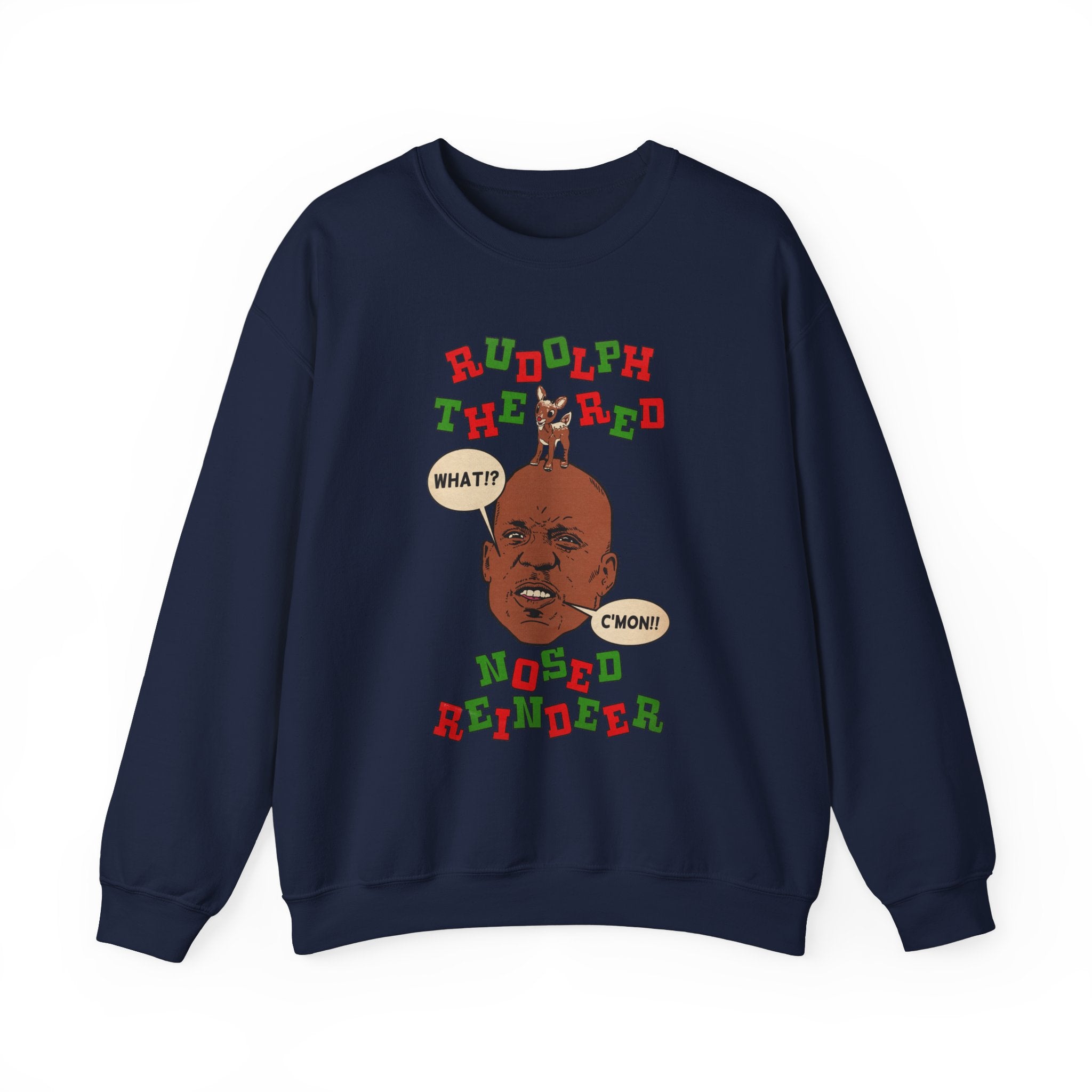 DMX - Rudolph - Christmas- Unisex Heavy BlendÃ¢â€žÂ¢ Crewneck Sweatshirt T-Shirts, Hoodie | CiraTrend.com (Image 2)